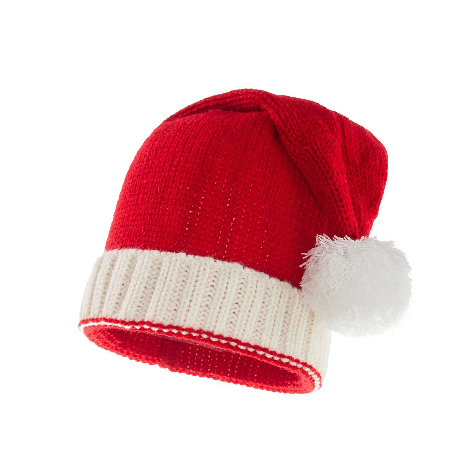 XDeer Strickmütze warme Mütze des Stück Baby, 2 Weihnachtsmütze Weihnachtsmanns und Mutter Wintermütze,Strickmütze