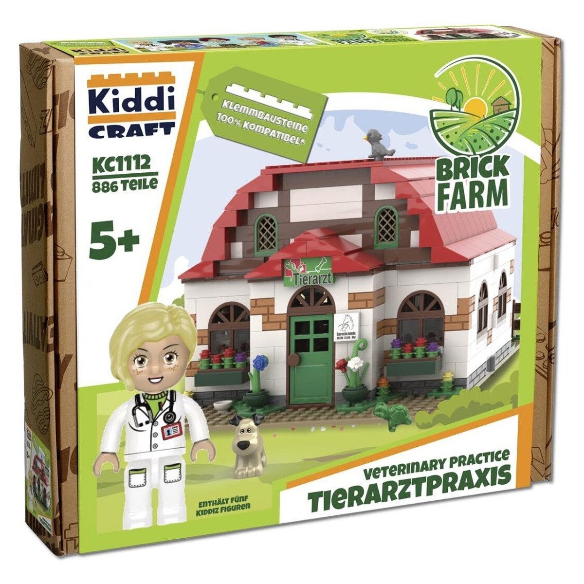 Wisam Kiddicraft KC1112 Tierarzt-Praxis Spielbausteine