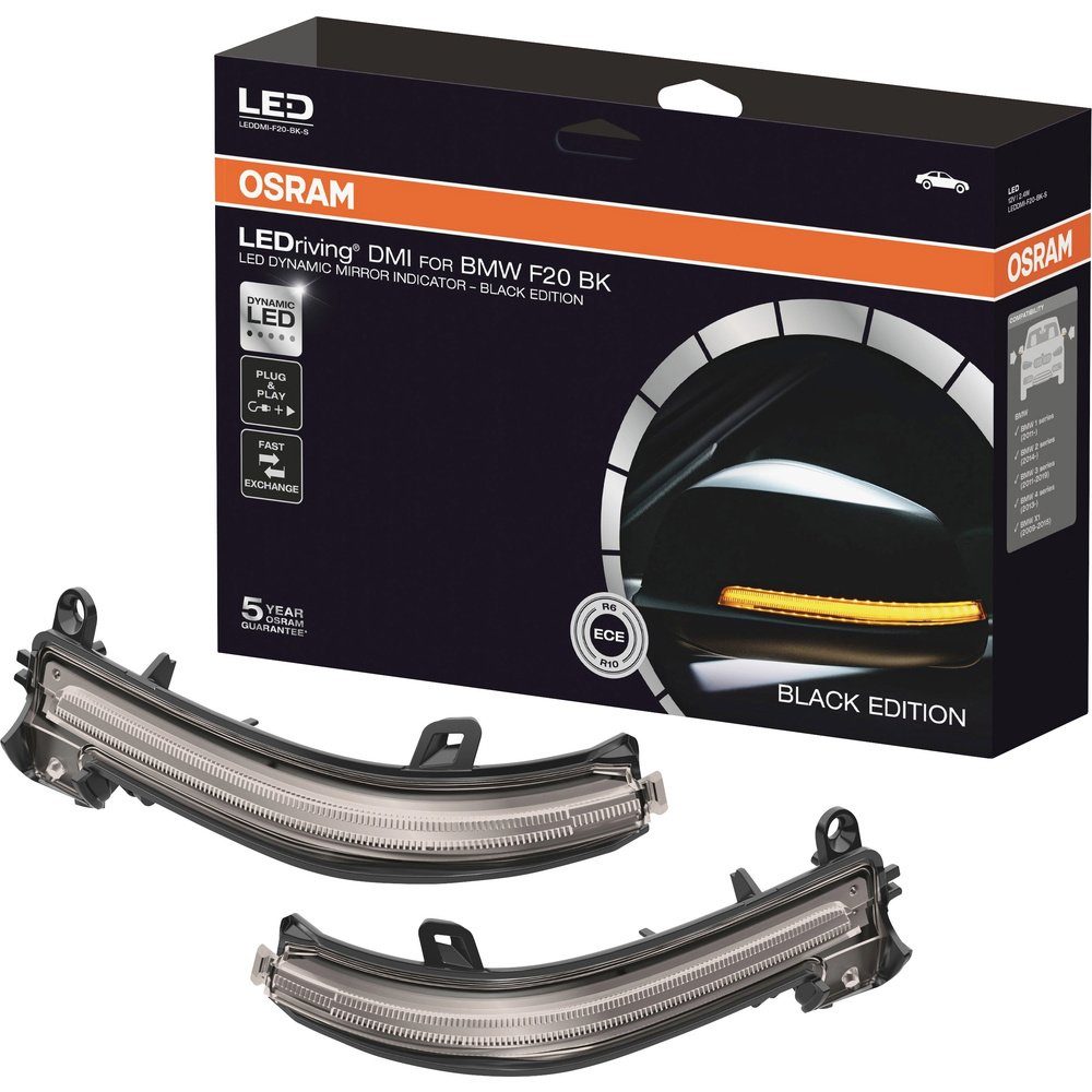 Osram Rückleuchte Osram Automotive LEDDMI F20 BK S LEDriving® Black Edition Spiegelblink