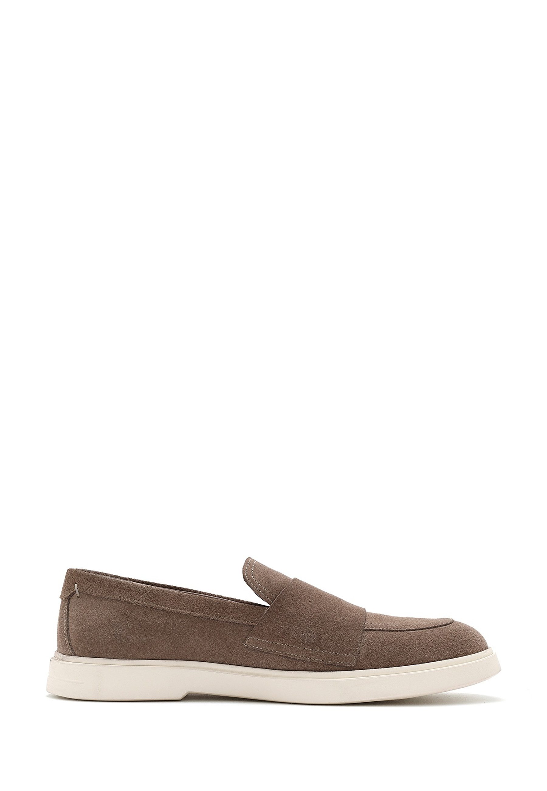 Derimod Monk-Schuhe aus Veloursleder Loafer Echtes Wildleder, Lederfutter, EVA-Sohle, Monk Strap
