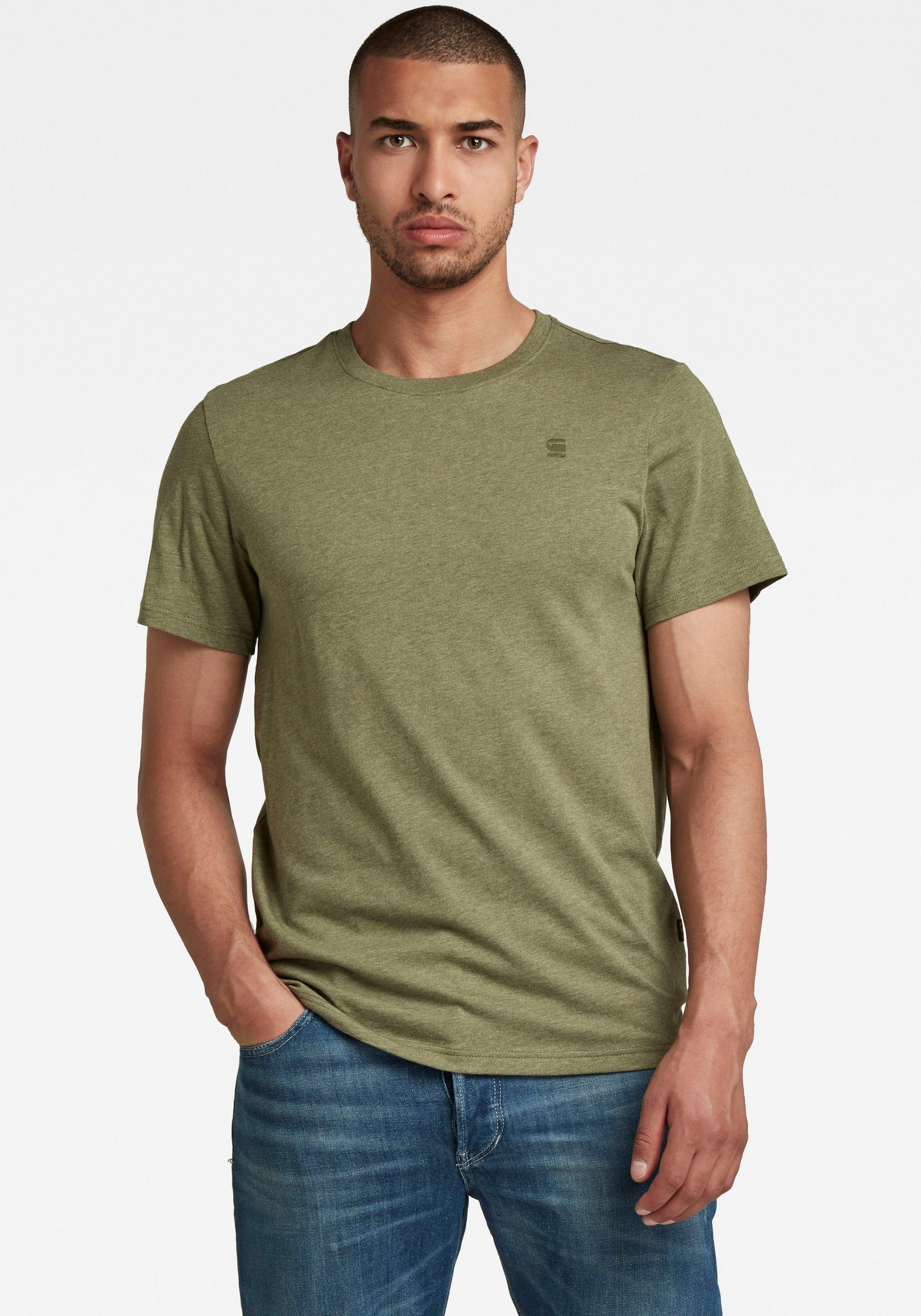 G-Star RAW T-Shirt Base-S T-Shirt sage htr