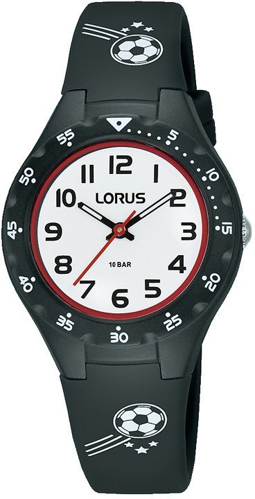 LORUS Quarzuhr Kids RRX45GX9, Armbanduhr, Kinderuhr, Fußball, Geschenkidee, Geburtstag, Schulanfang