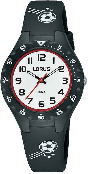 LORUS Quarzuhr Lorus Kids, RRX45GX9, Fußballuhr, Armbanduhr, Kinderuhr, mit Fußballmotiv, ideal auch als Geschenk