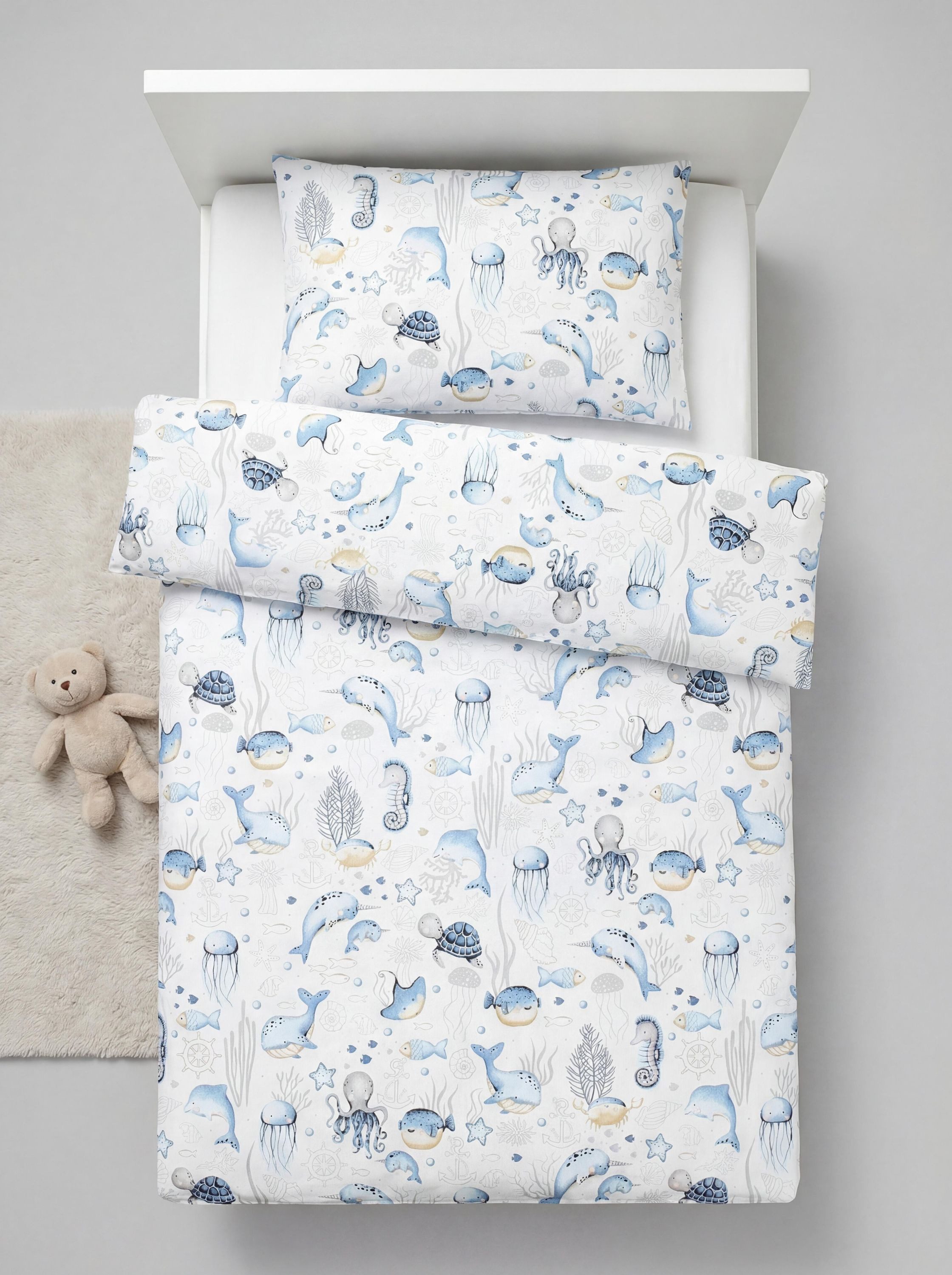 TupTam Babybettwäsche Kinder Bettwäsche Set Babybettwäsche Bettbezug Kissenbezug 2-tlg