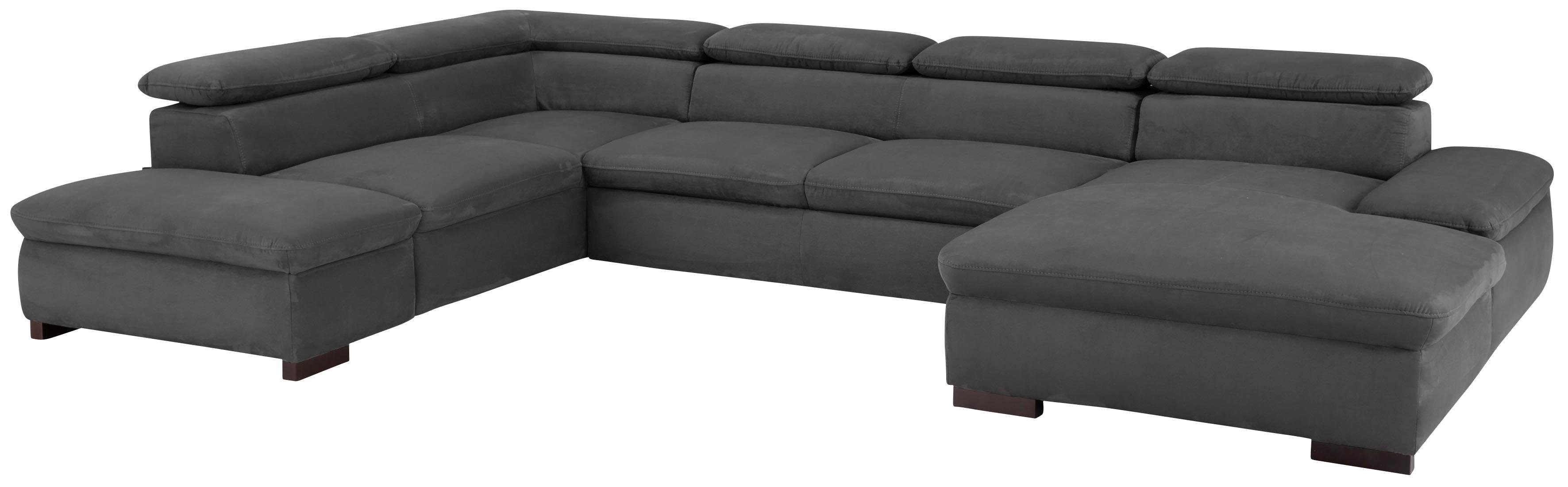 Home affaire Wohnlandschaft Alberto U-Form, mit Kopfteilverstellung, wahlwe günstig online kaufen