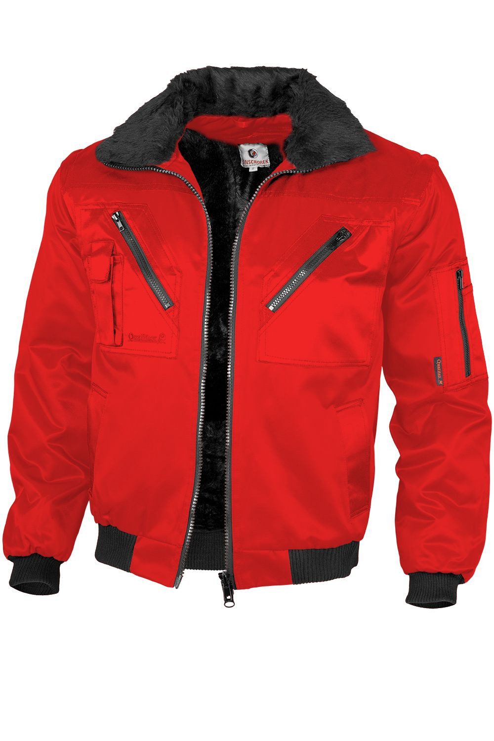 Qualitex Workwear Pilotenjacke klassische 4-in-1 Arbeitsjacke günstig online kaufen