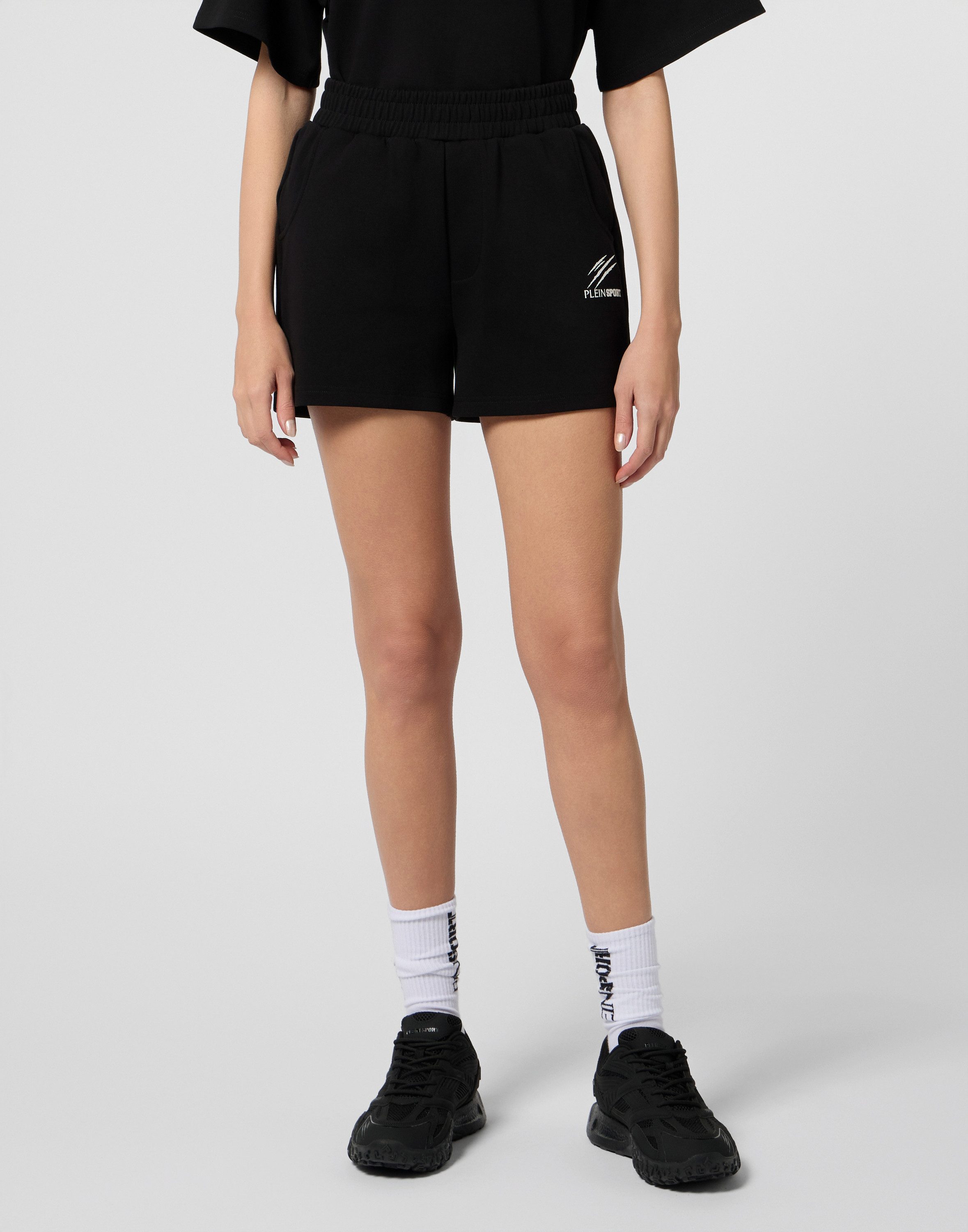 PLEIN SPORT Shorts Loose Fit Shorts Icon Scratch