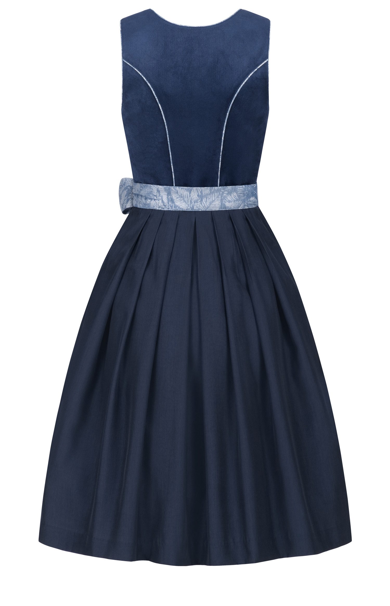Nübler Trachtenkleid Mididirndl Gemma in Blau günstig online kaufen