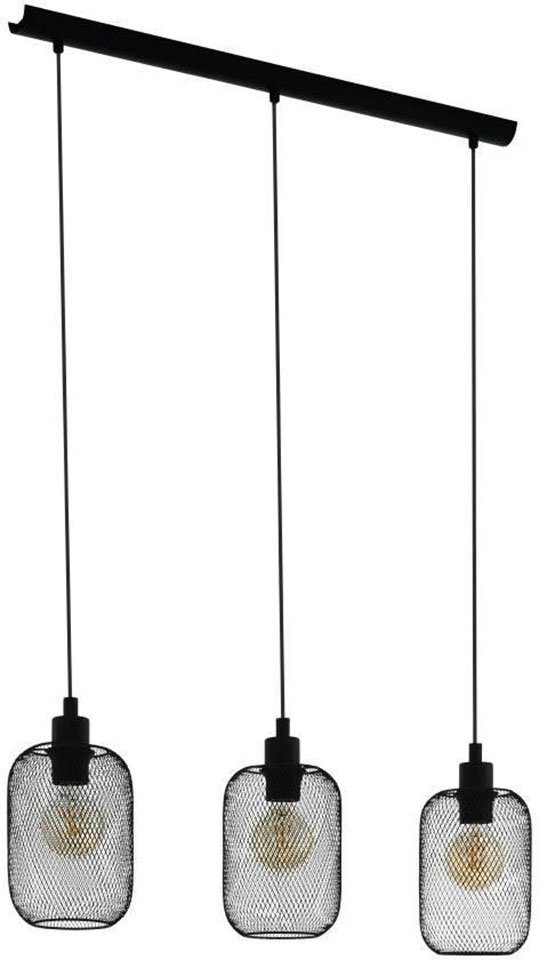 Lampenschirme Leuchtmittel, Hängeleuchte Streckgitter WRINGTON, aus EGLO dekorative ohne
