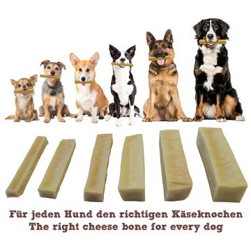 PETGARD Kauspielzeug Käseknochen Kauknochen aus Hartkäse, Kaustange Hundekäse 25 bis 30 g