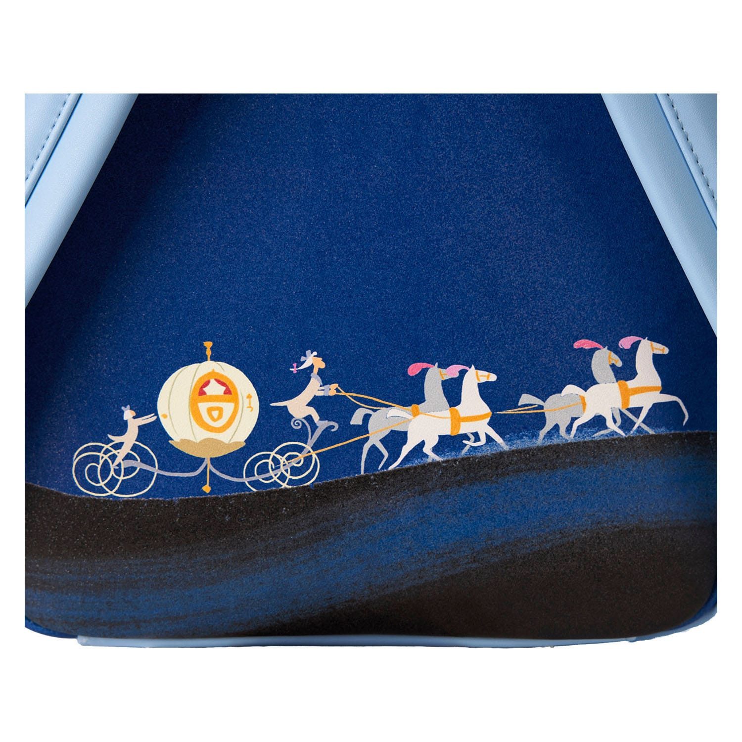 Loungefly Minirucksack Disney by Loungefly Mini Rucksack 75th Cinderella Lenticular (1-tlg), hochwertig und detailliert