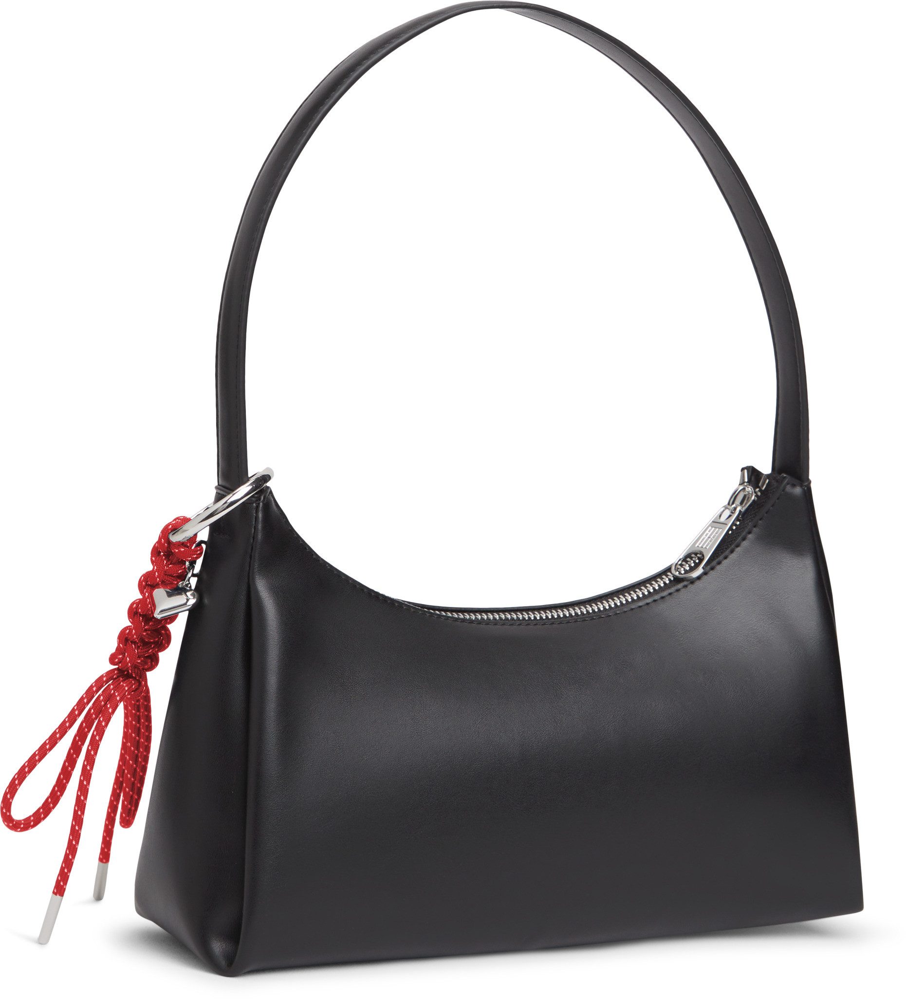Tommy Jeans Schultertasche TJW CITY CHARM SHOULDER BAG, Damen Schultertasche, Henkeltasche mit farbigem Schmuckelement