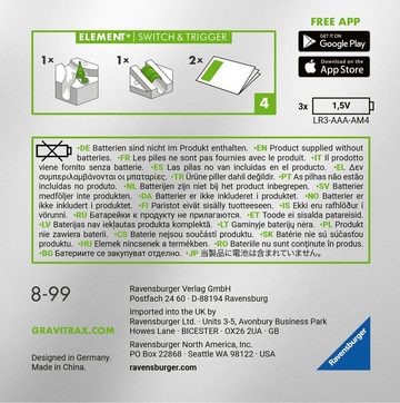 Ravensburger Kugelbahn-Bausatz GraviTrax POWER Switch & Trigger, Made in Europe, FSC® - schützt Wald - weltweit