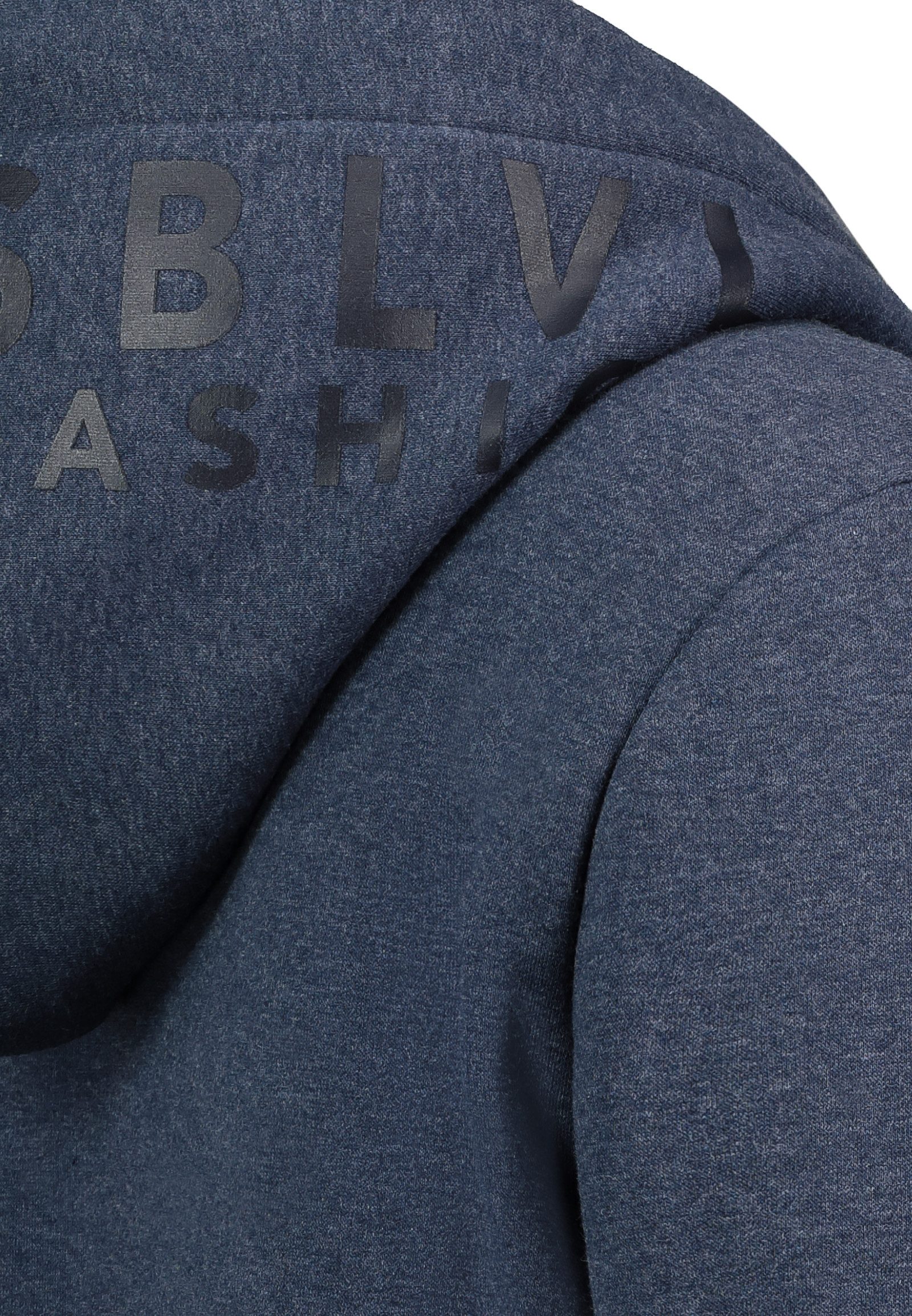 SUBLEVEL Hoodie mit Kängurutasche und Logo-Print (1-tlg) Sweat Hoodie