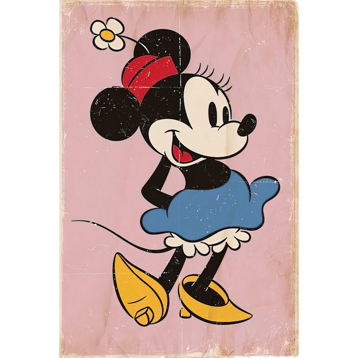 PYRAMID Poster Minnie Mouse Poster Retro Pink 61 x 91 5 cm