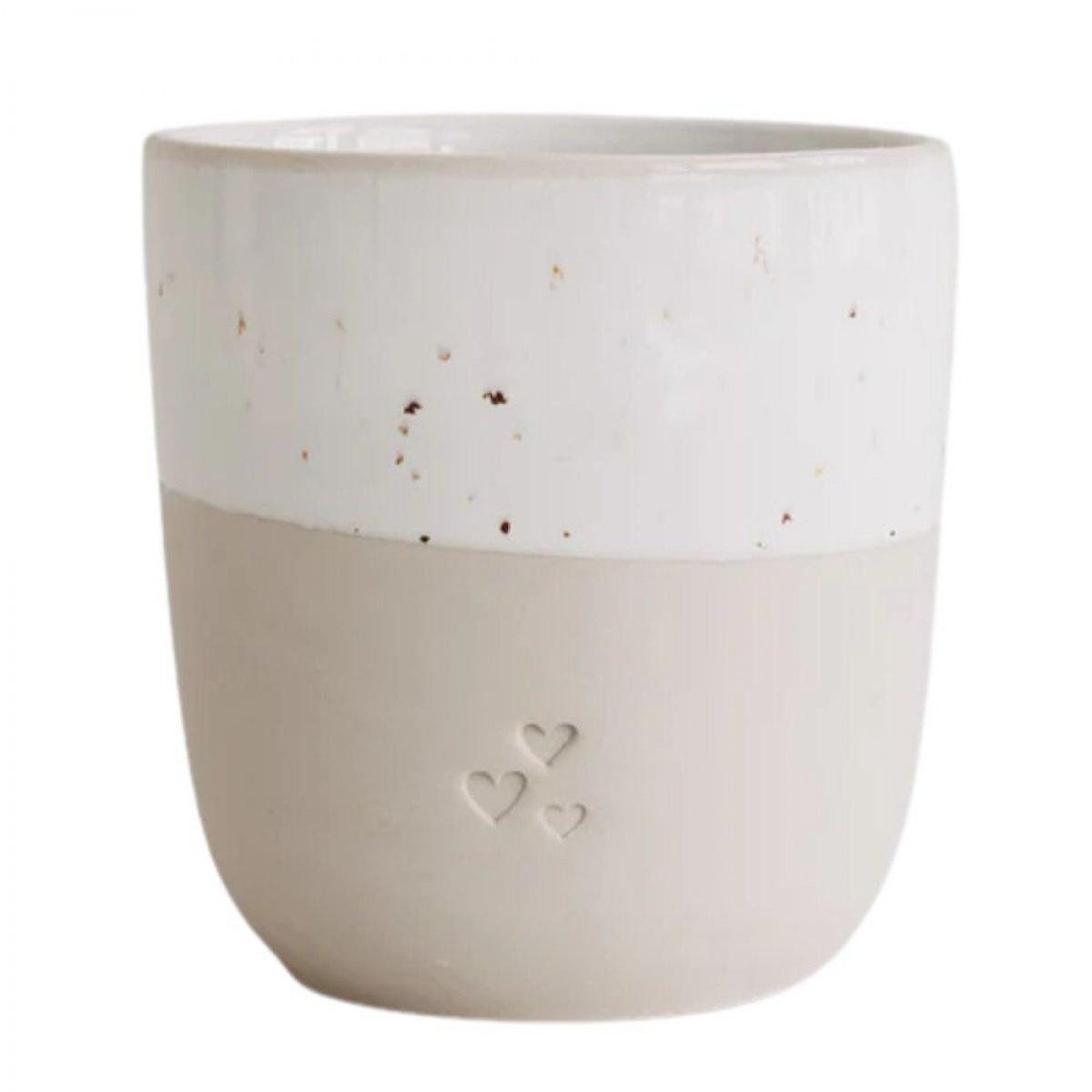 Eulenschnitt Tasse Becher Herzen