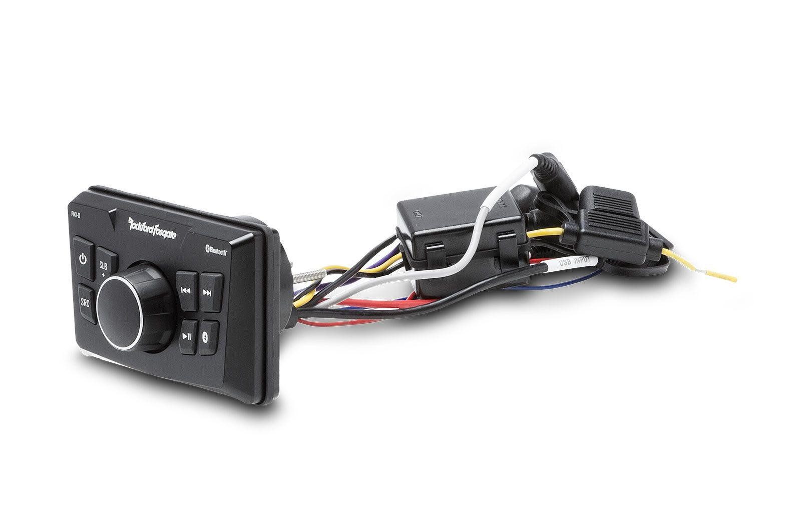 Rockford Fosgate PMX-0 MP3-Autoradio Bluetooth USB iPod AUX-IN Autoradio (Marin/Wasserdicht, AM/FM Radio, Animiertes Display, Freisprecheinrichtung, AUX Eingang)