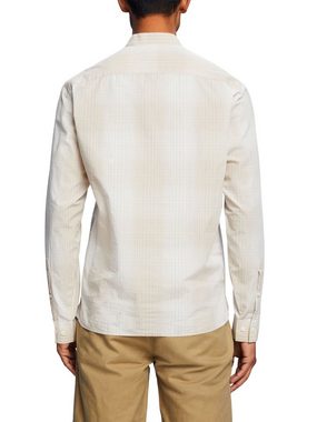 Esprit Collection Businesshemd Hemd im Ombré-Design mit Stehkragen