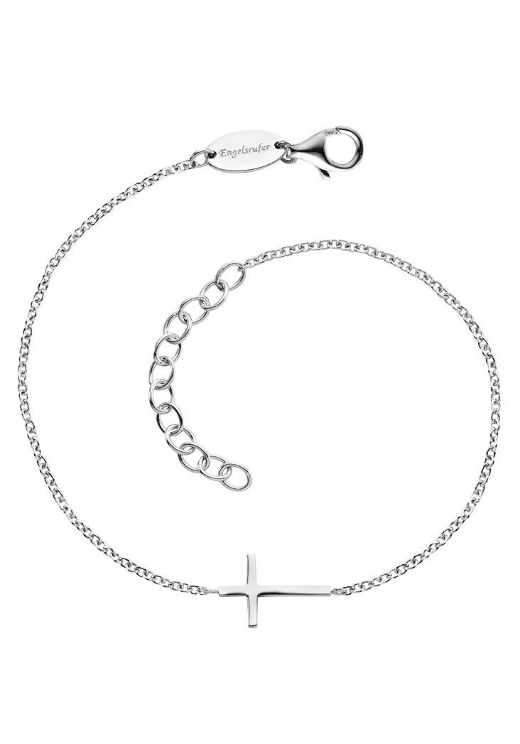 Engelsrufer Silberarmband Armkette, Armband, Kreuz, ERB-LILCROSS