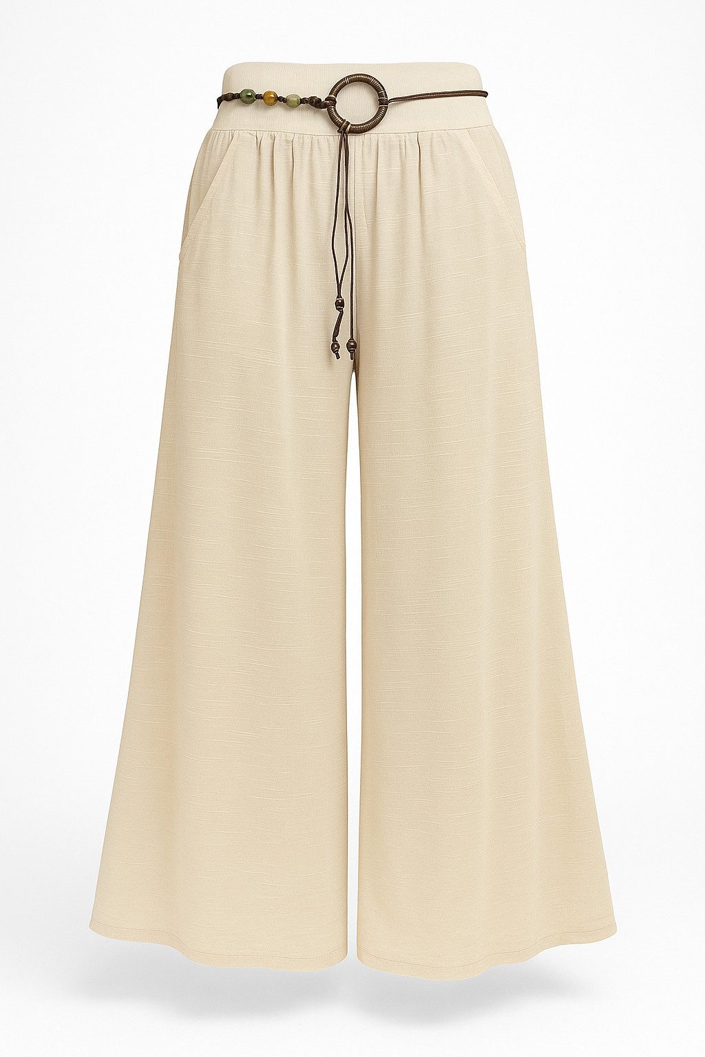 Mississhop Stoffhose Culotte Hose Damen Baumwollhose 100 % Baumwolle Hose Sommerhose M.375
