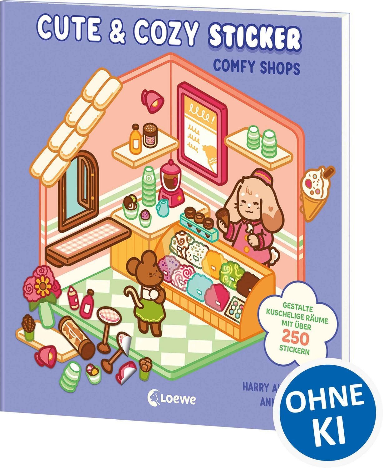 Cute & Cozy Sticker - Comfy Shops / diverse