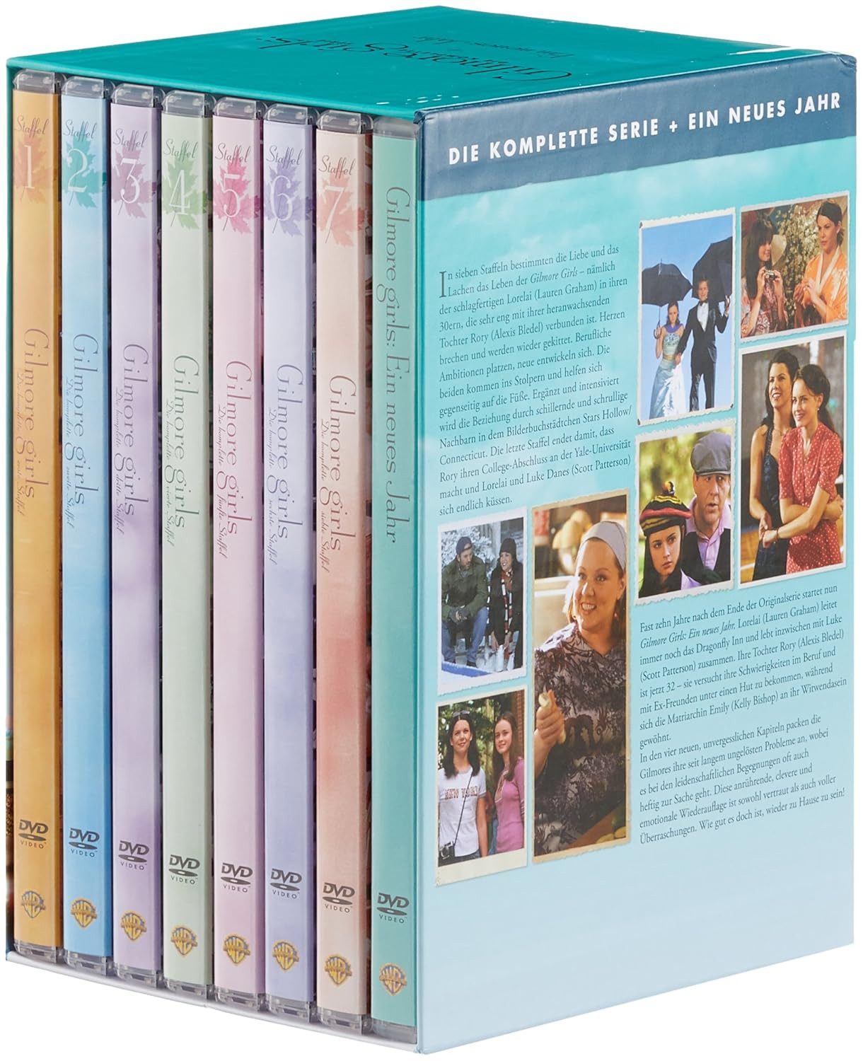 Universal Pictures DVD Gilmore Girls: Die komplette Serie + Ein neues Jahr, (44-St., Box-Set), Enthält Staffel 1-8 + Ein neues Jahr