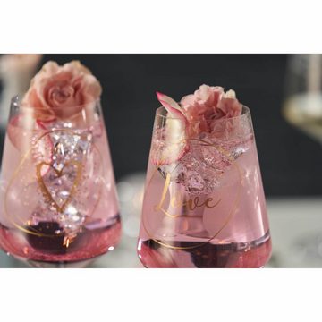 LEONARDO Weinglas 2er Set Presente Love 560 ml, Kristallglas
