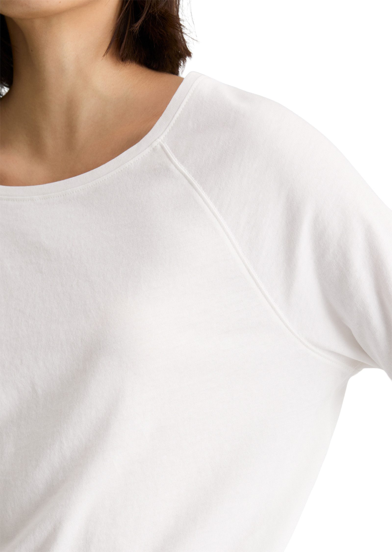 Marc O'Polo DENIM Longsleeve relaxed fit mit Raglan-Ärmeln, U-Boot-Ausschnitt – Bild 3 von 5