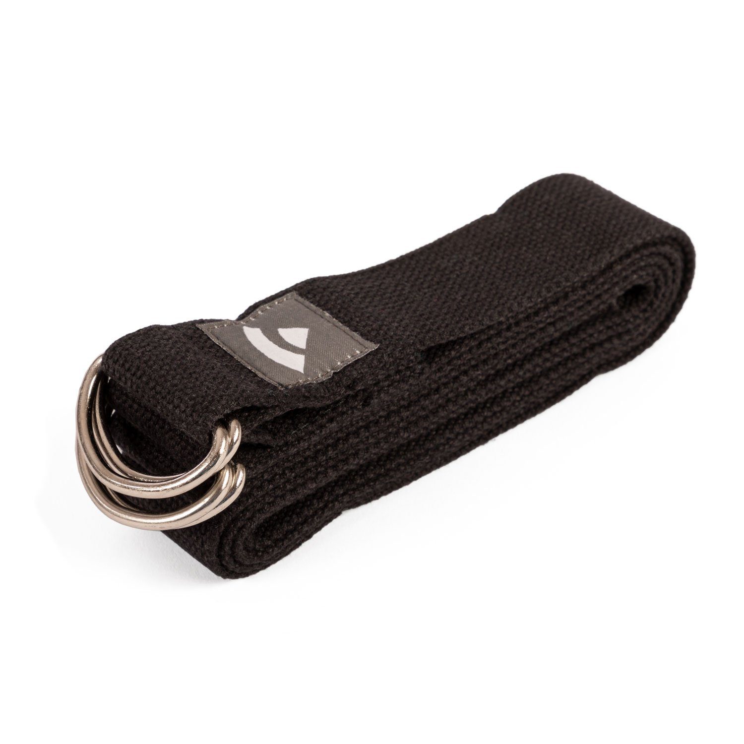 bodhi Yogamatte Yogagurt Yamala 2 in 1, Baumwolle, 2 m schwarz