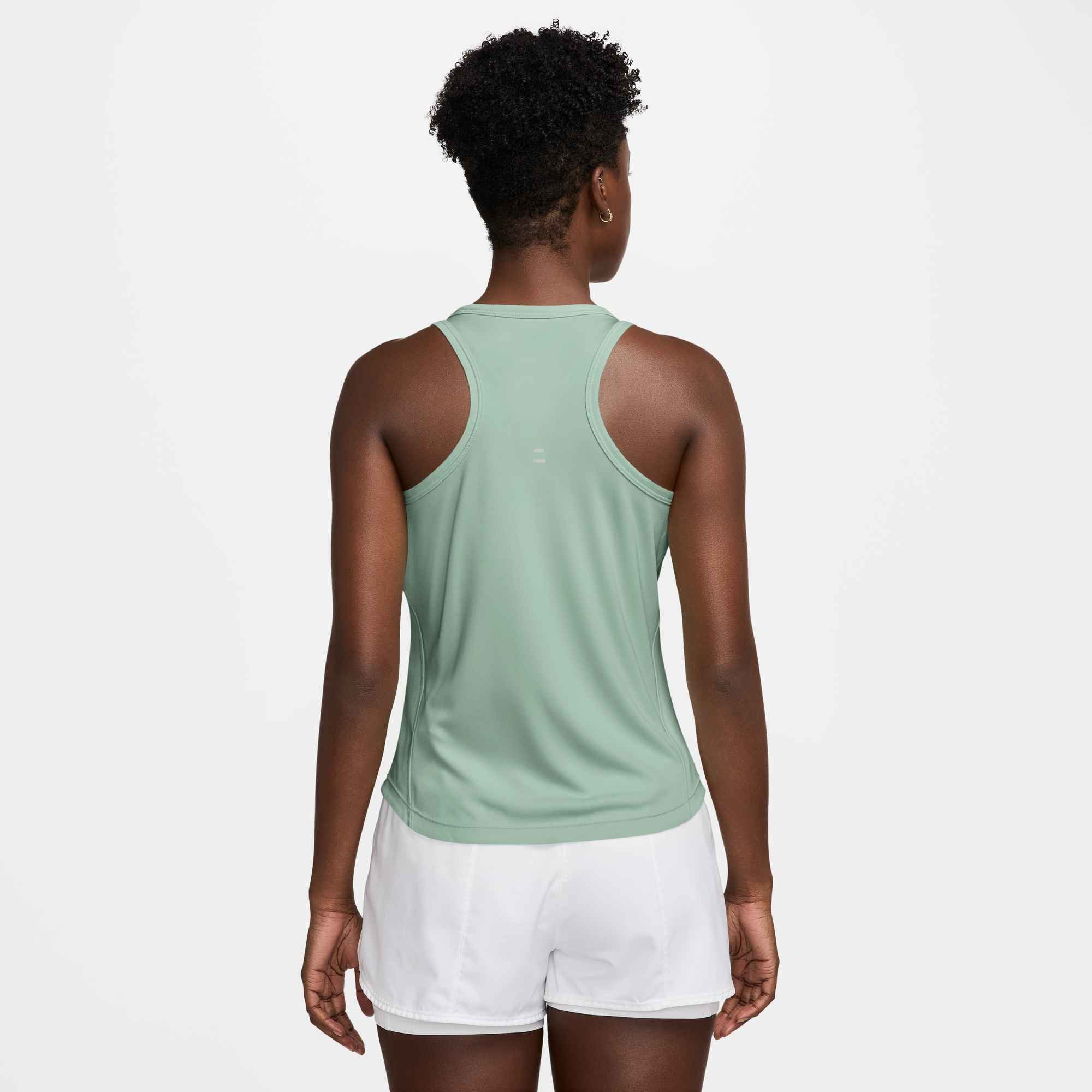 Nike Lauftop W NK TEMPO DF TANK abgerundeter Saum, schweißableitendes Dri-FIT-Material