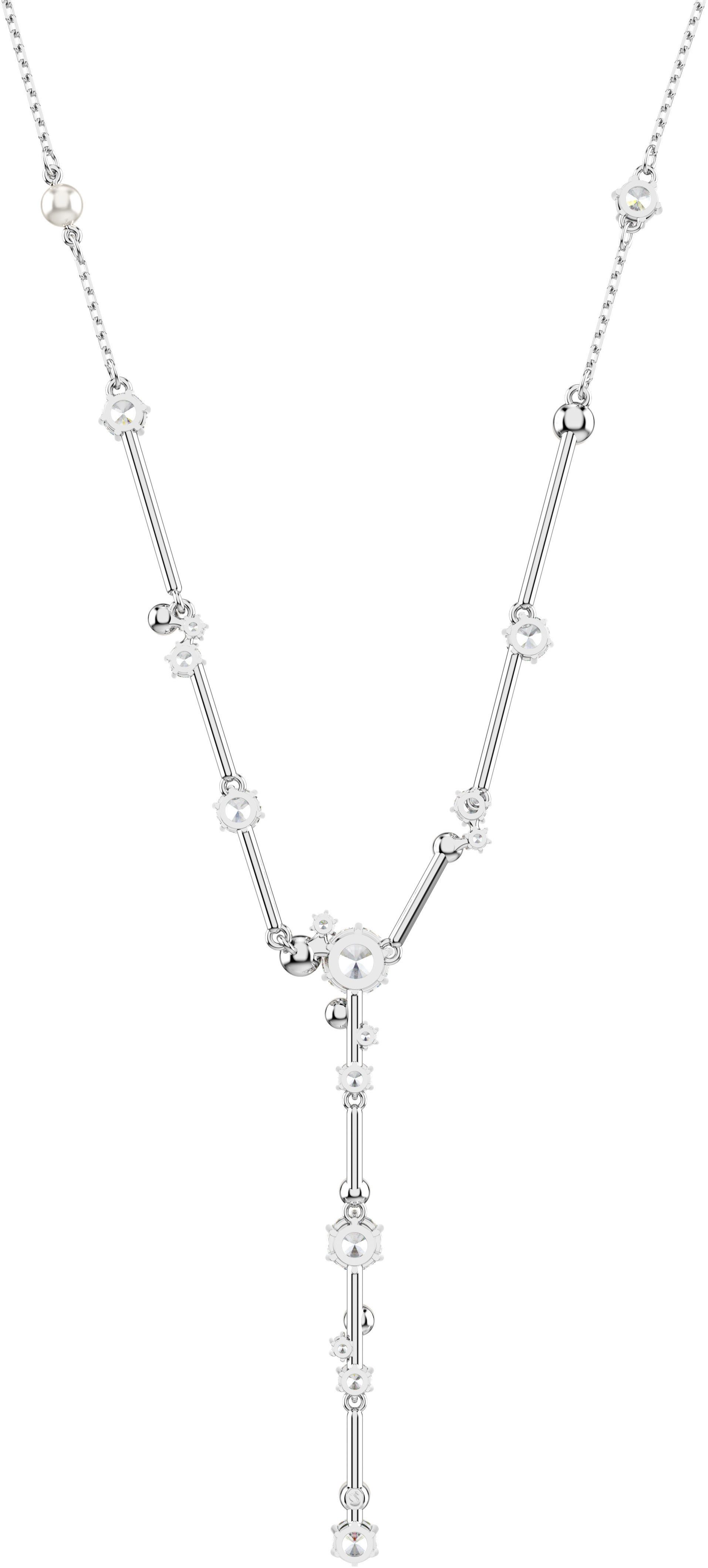 Swarovski Y-Kette Schmuck Geschenk Constella Y-Halskette, mit Swarovski® Zirkonia (synth) - mit Swarovski® Perle