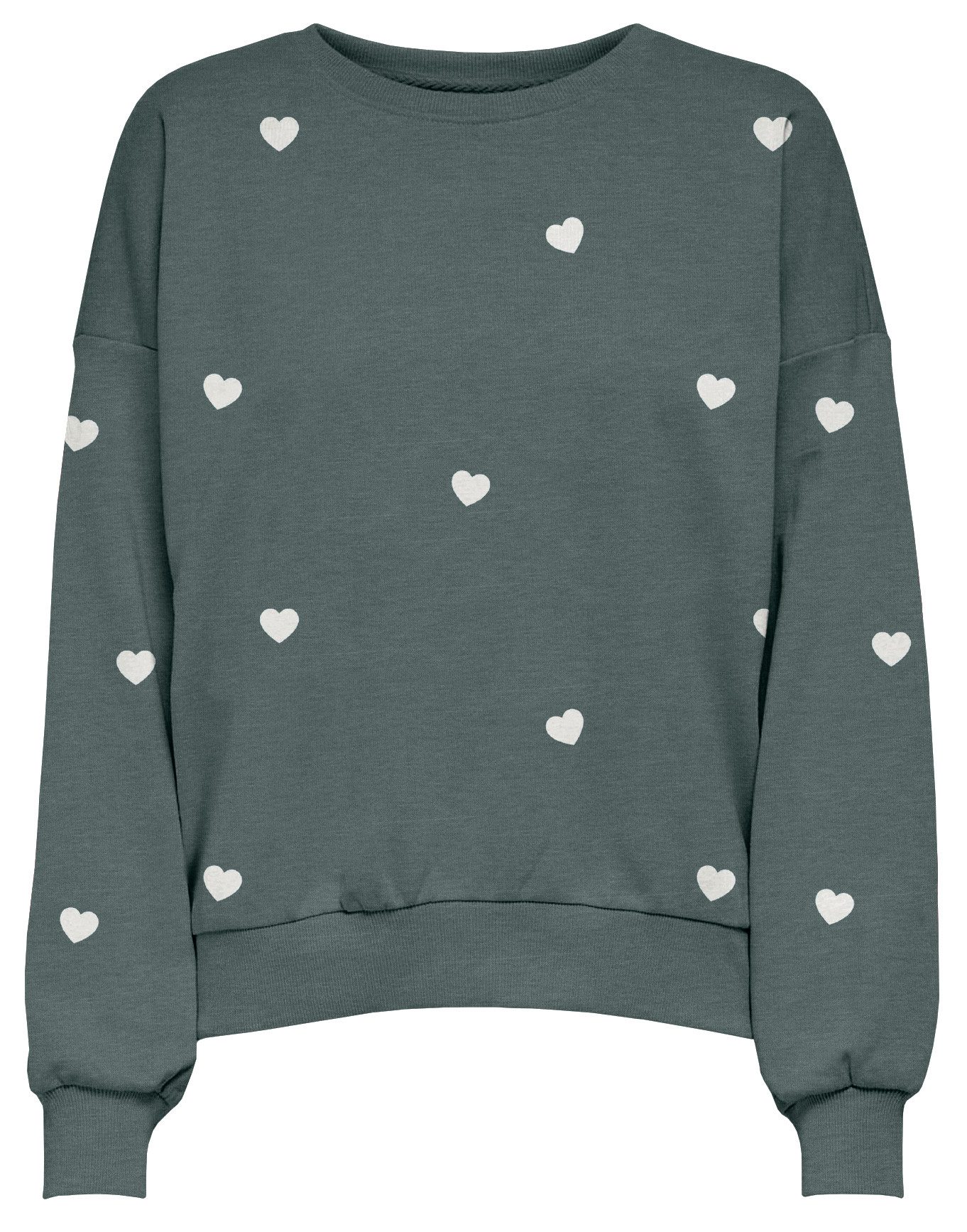 ONLY Sweatshirt ONLBROOKE L/S O-NECK FLOWER SWT günstig online kaufen