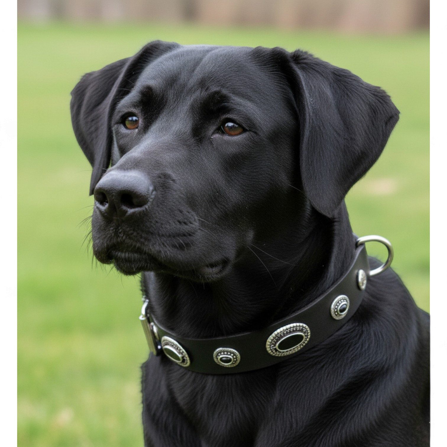FRONHOFER Hunde-Halsband 18862, Ökoleder, Vollrindleder vom Büffel, Hundehalsband, bruchsichere Schnalle