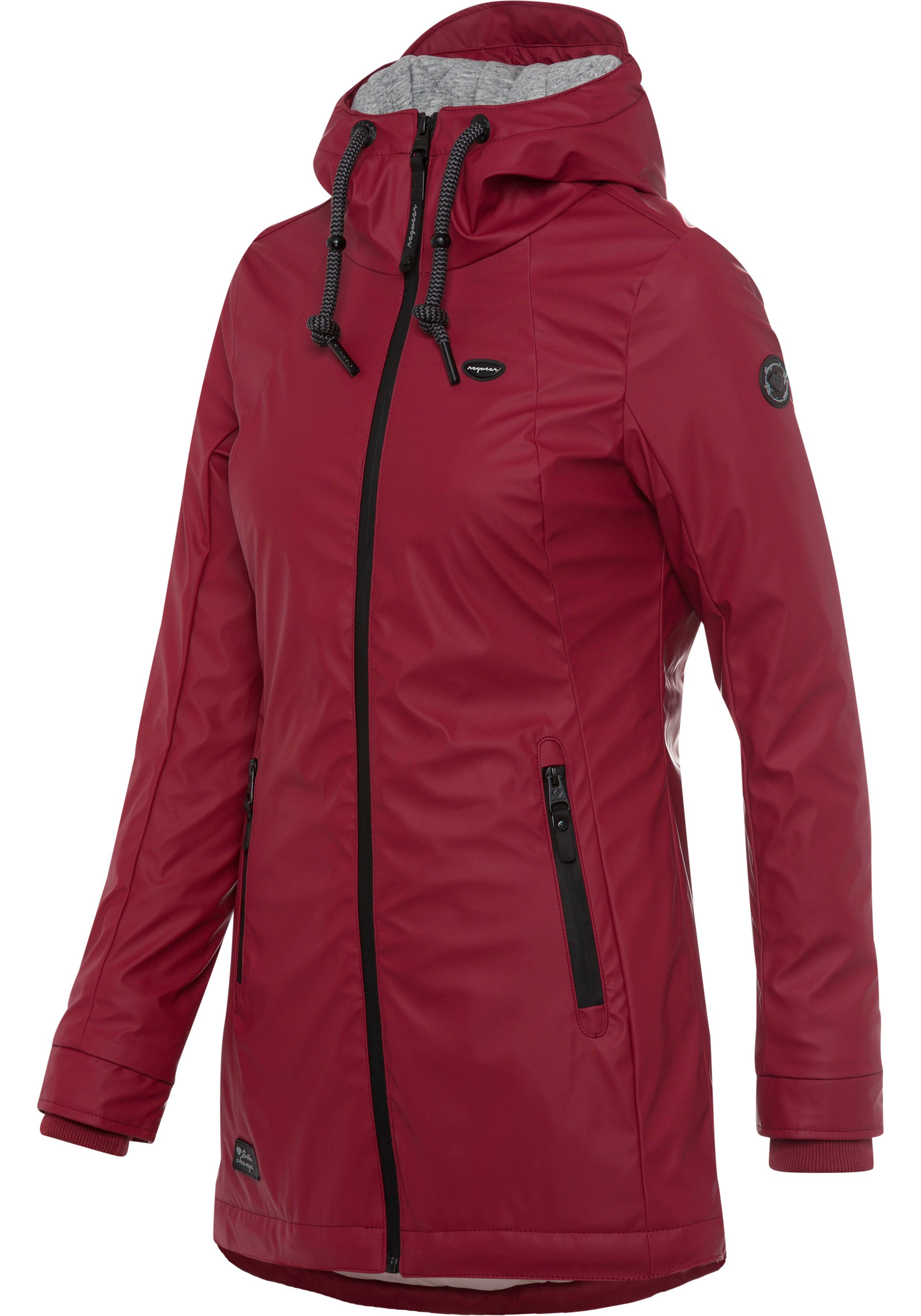 Regenparka red Regenjacke O RAINY Wasserabweisender ZUZKA Ragwear