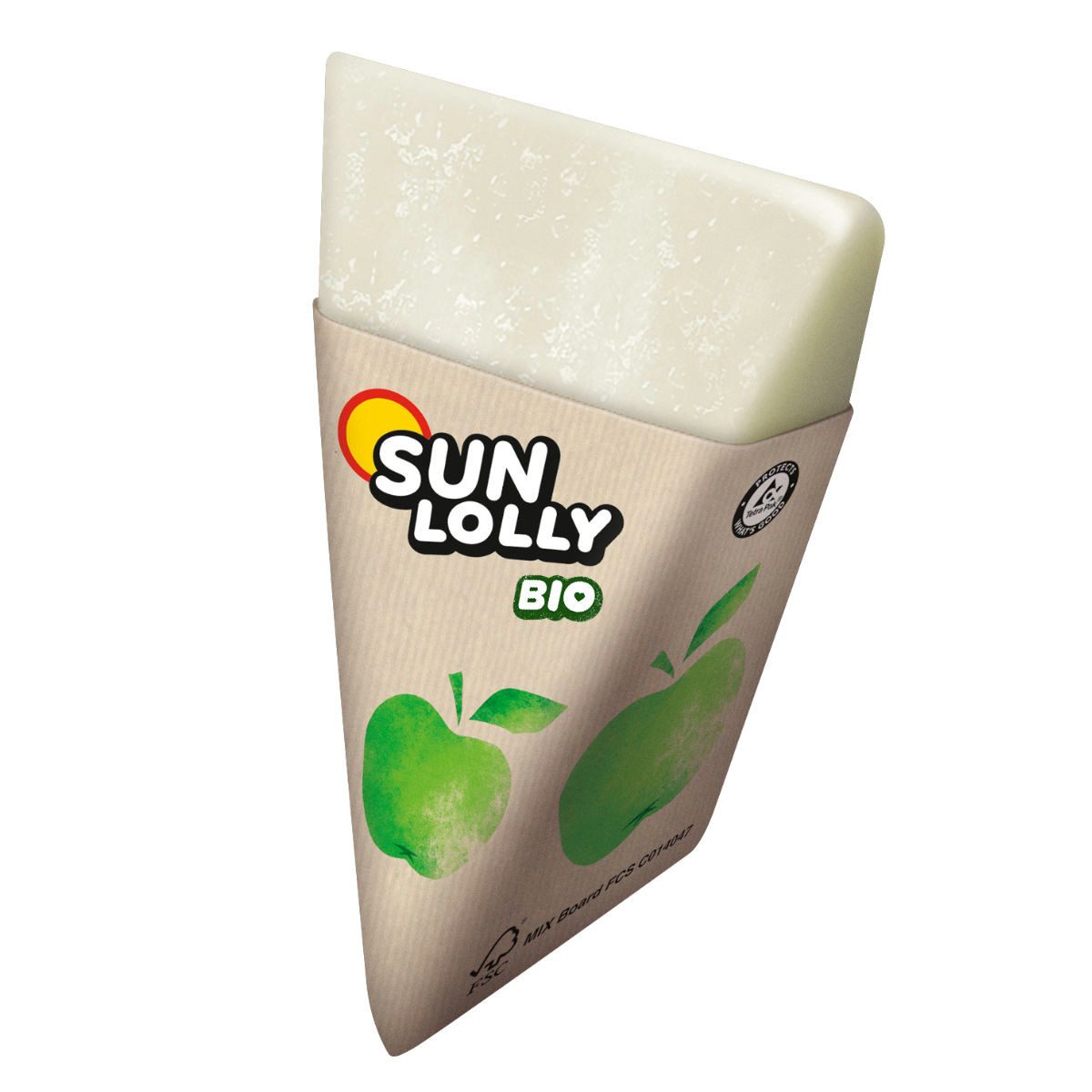 SUN LOLLY Süßigkeit, Sun Lolly Wassereis zum Selbsteinfrieren Apfelgeschmack Bio 7er