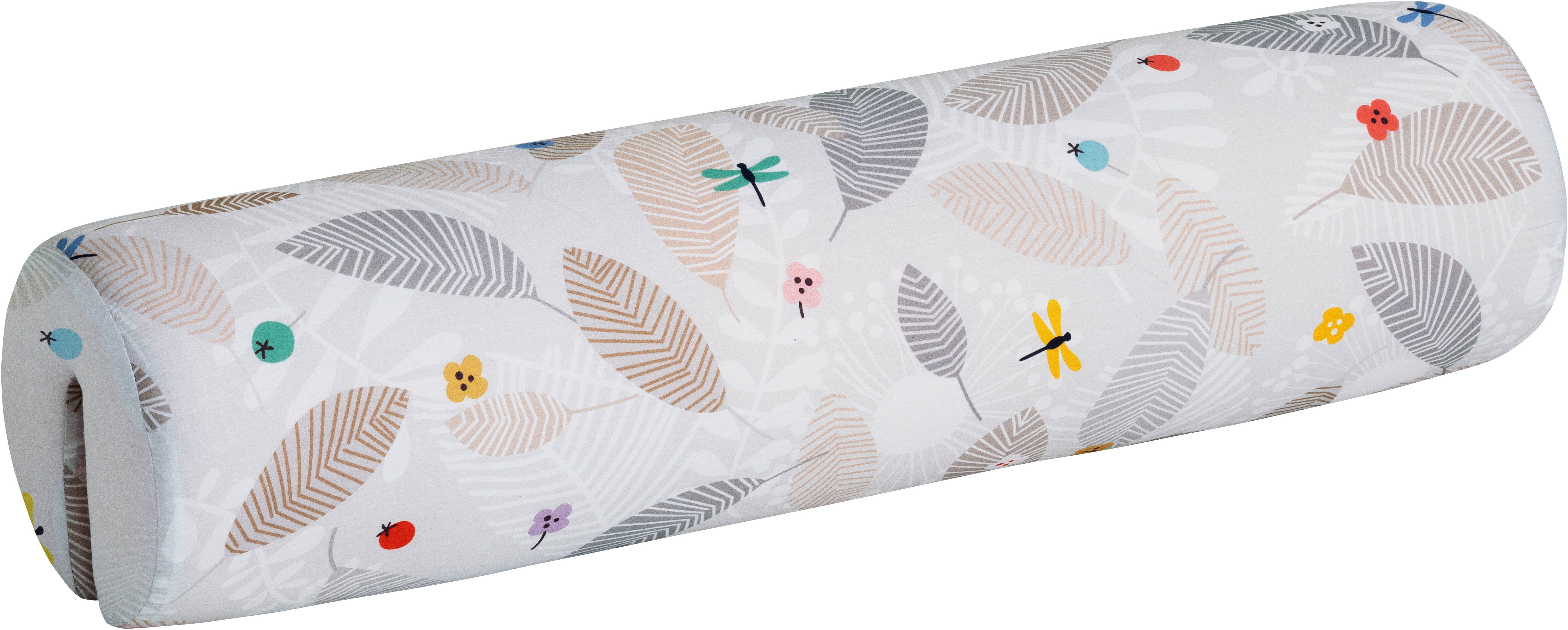 PAIDI Nackenkissen mit verschiedenen Motiven, 85 cm Länge, Baumwolle, Bettkantenschutz, Aufsteckkissen, abnehmbarer und waschbarer Bezug, Rückenkissen