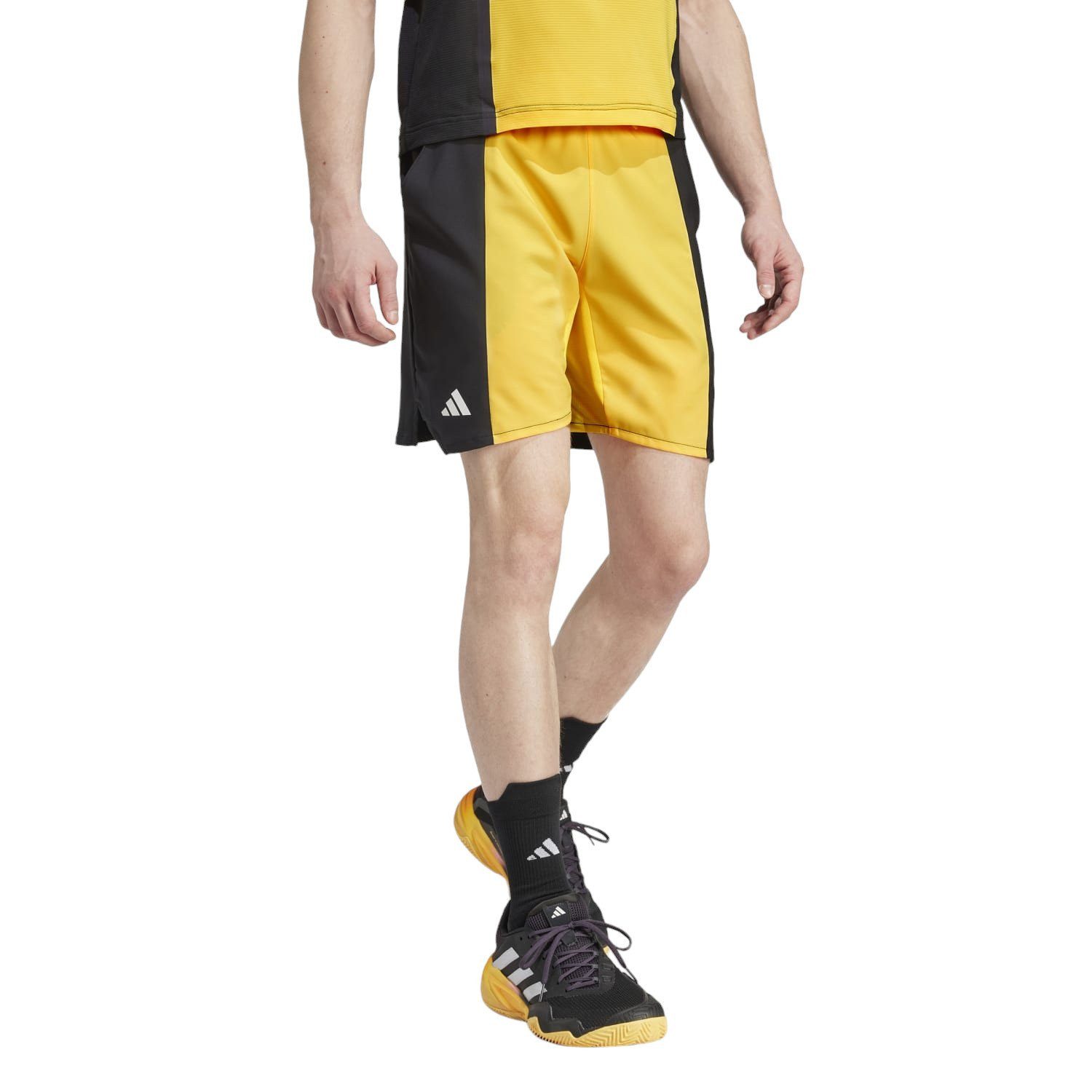 adidas Performance Shorts Tennishose HEAT.RDY Ergo 7in kurz gelb/schwarz Herren