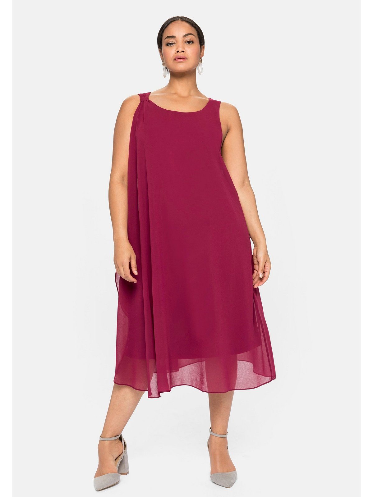 Sheego Partykleid Große Größen in figurumspielender günstig online kaufen