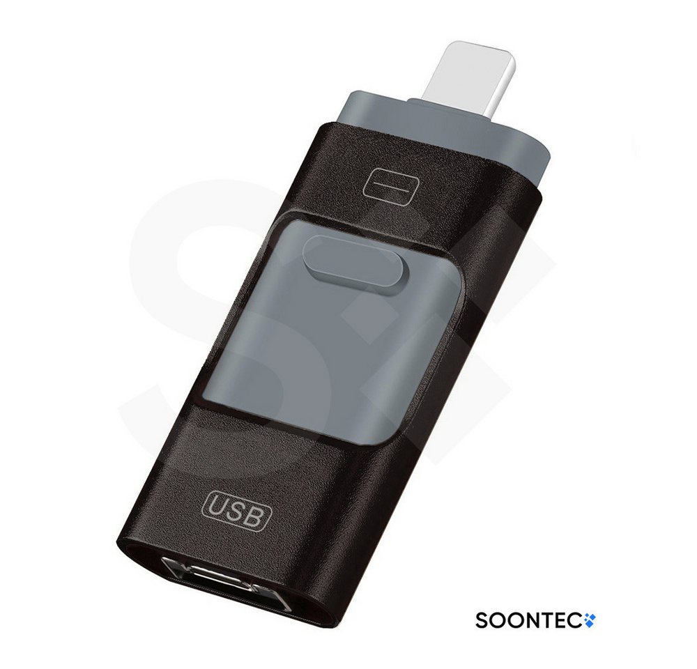 SOONTEC SOONTEC 3.0 USB-Stick 3 in 1 MICRO USB / USB / Lightning für iPhone USB-Stick (Lesegeschwindigkeit 80,00 MB/s)
