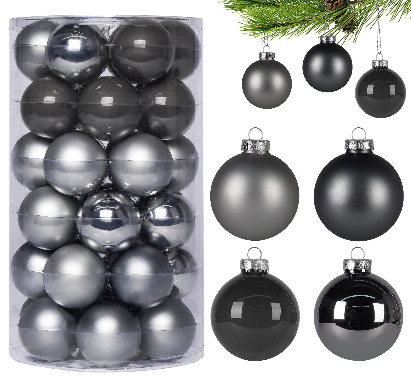 CHICCIE Lametta Blau – Weihnachtsbaumdekoration, 20 G, Glitzernd