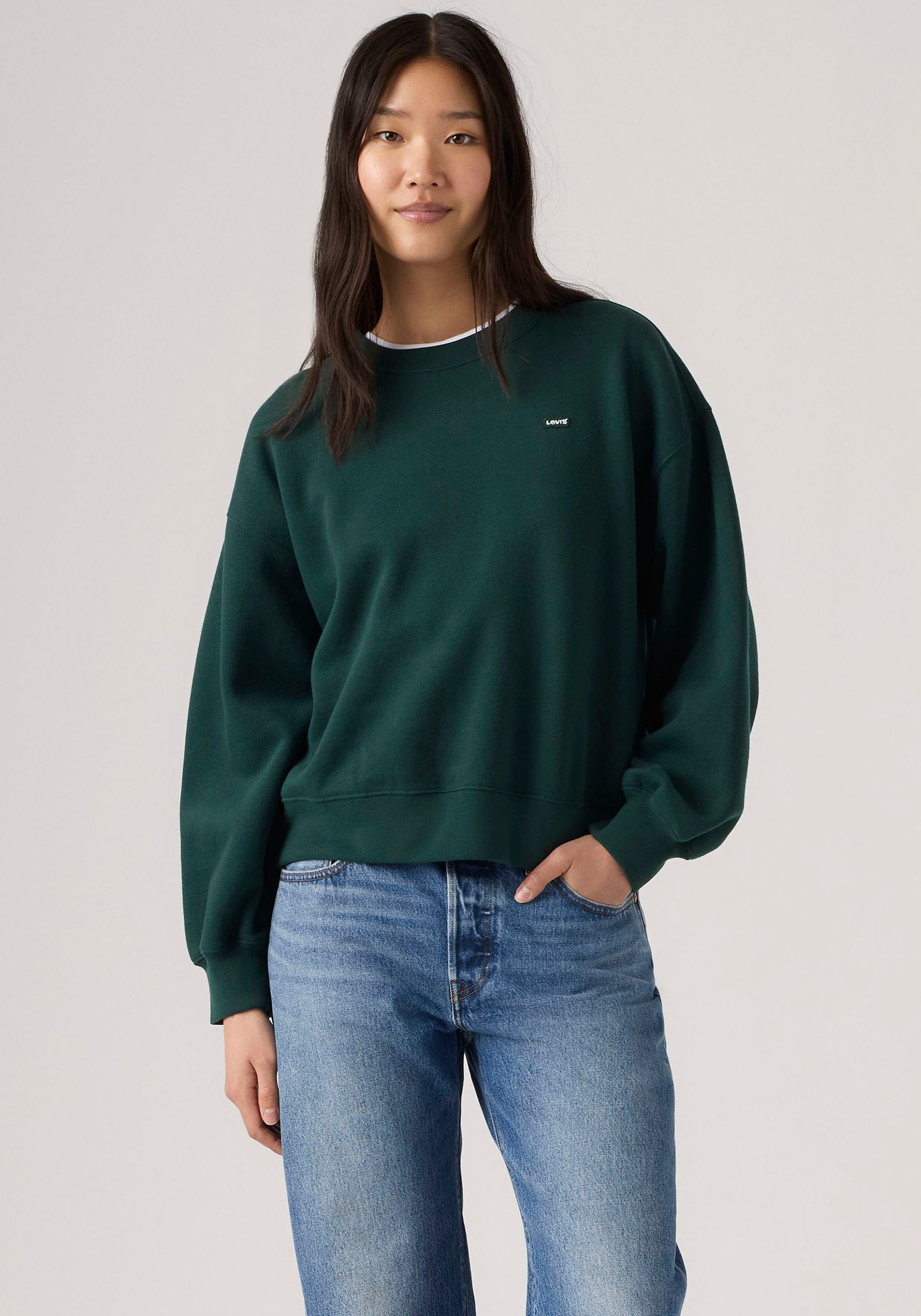 Levi's® Sweatshirt EVERYDAY CREW SWEATSHIRT mit kleinem Logo auf der Brust