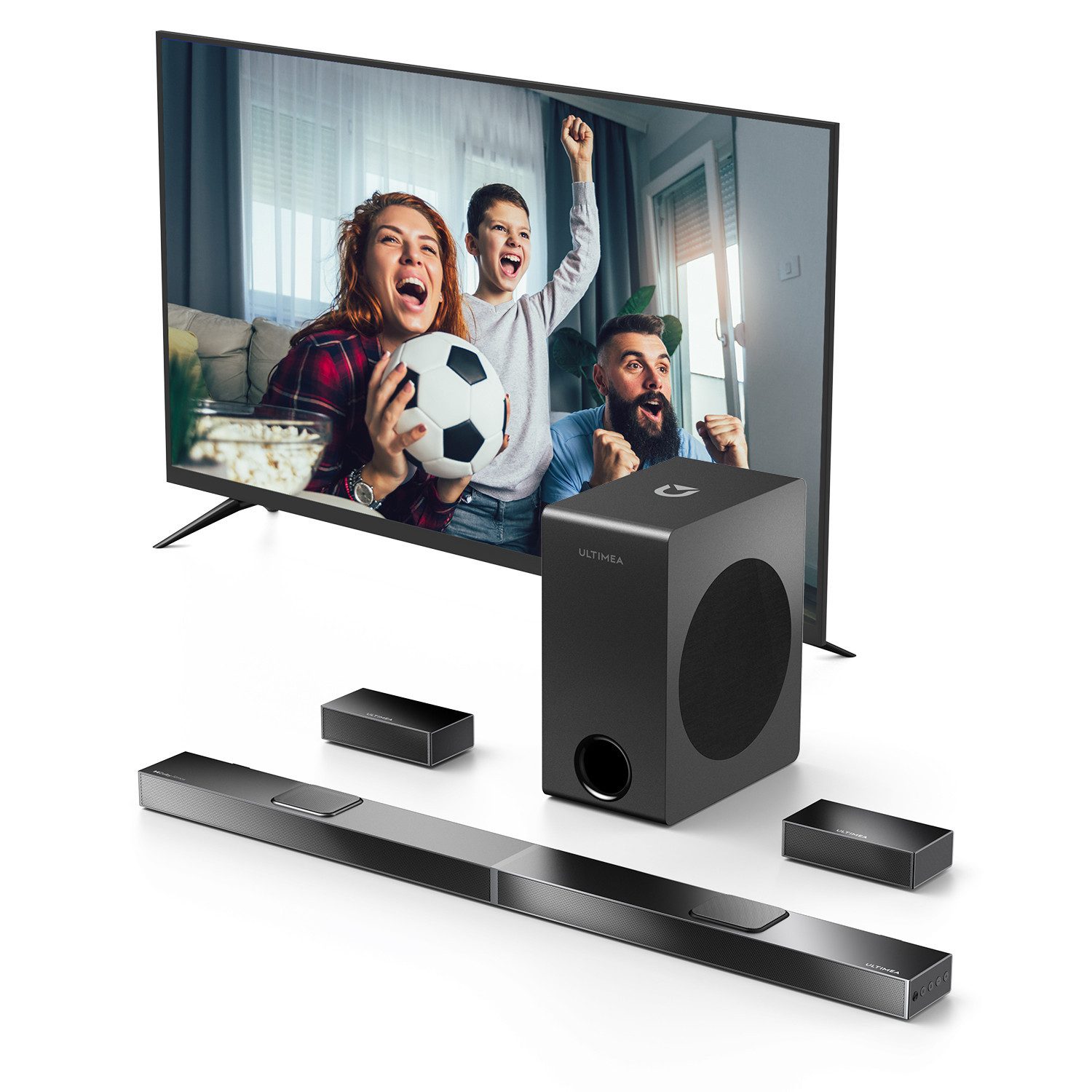 Ultimea Nova S80 5.1.2 Kanal Soundbar (HDMI IN/eARC, Bluetooth, 520 W