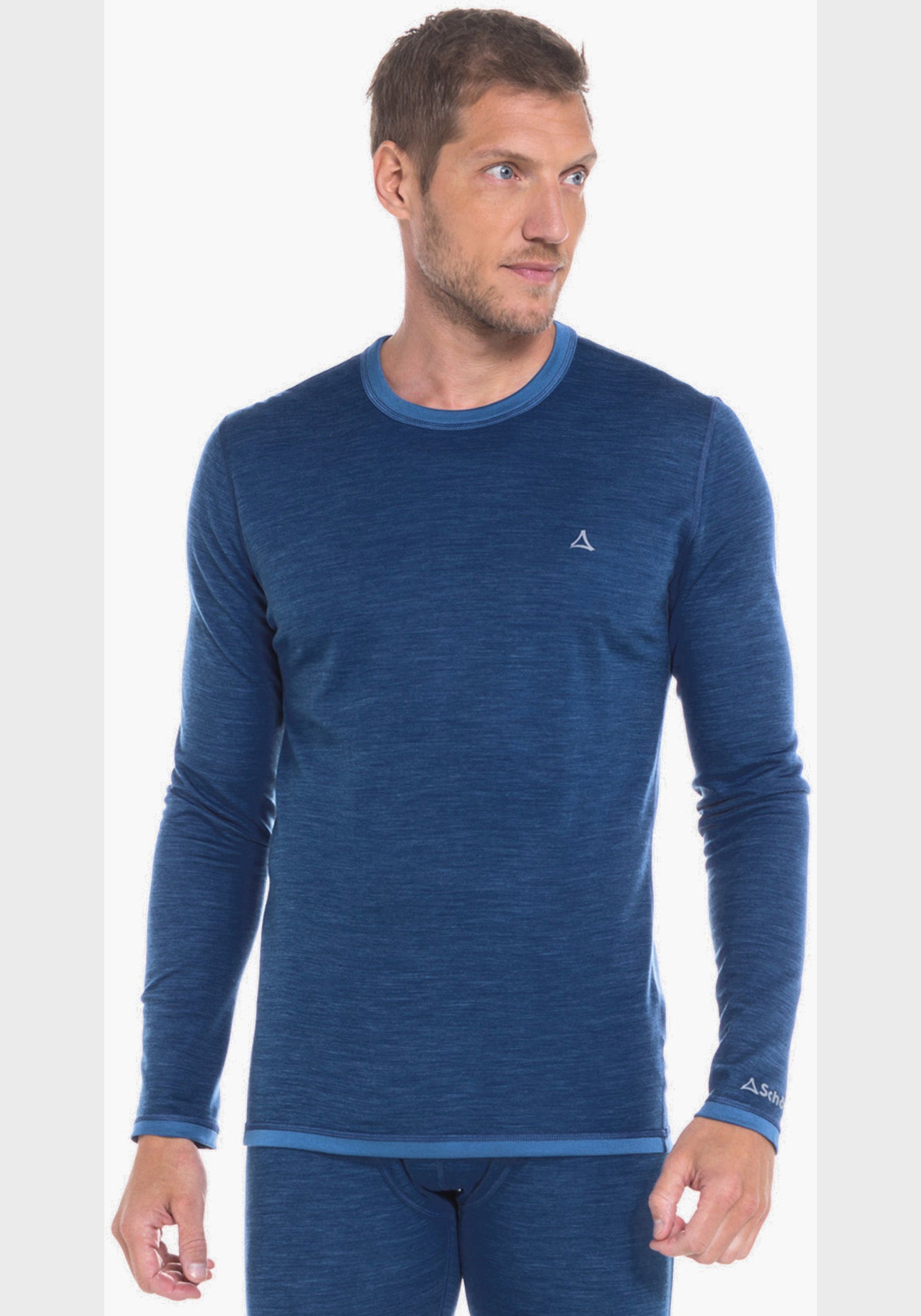 Schöffel Funktionsshirt Merino Sport Shirt 1/1 Arm M Blau