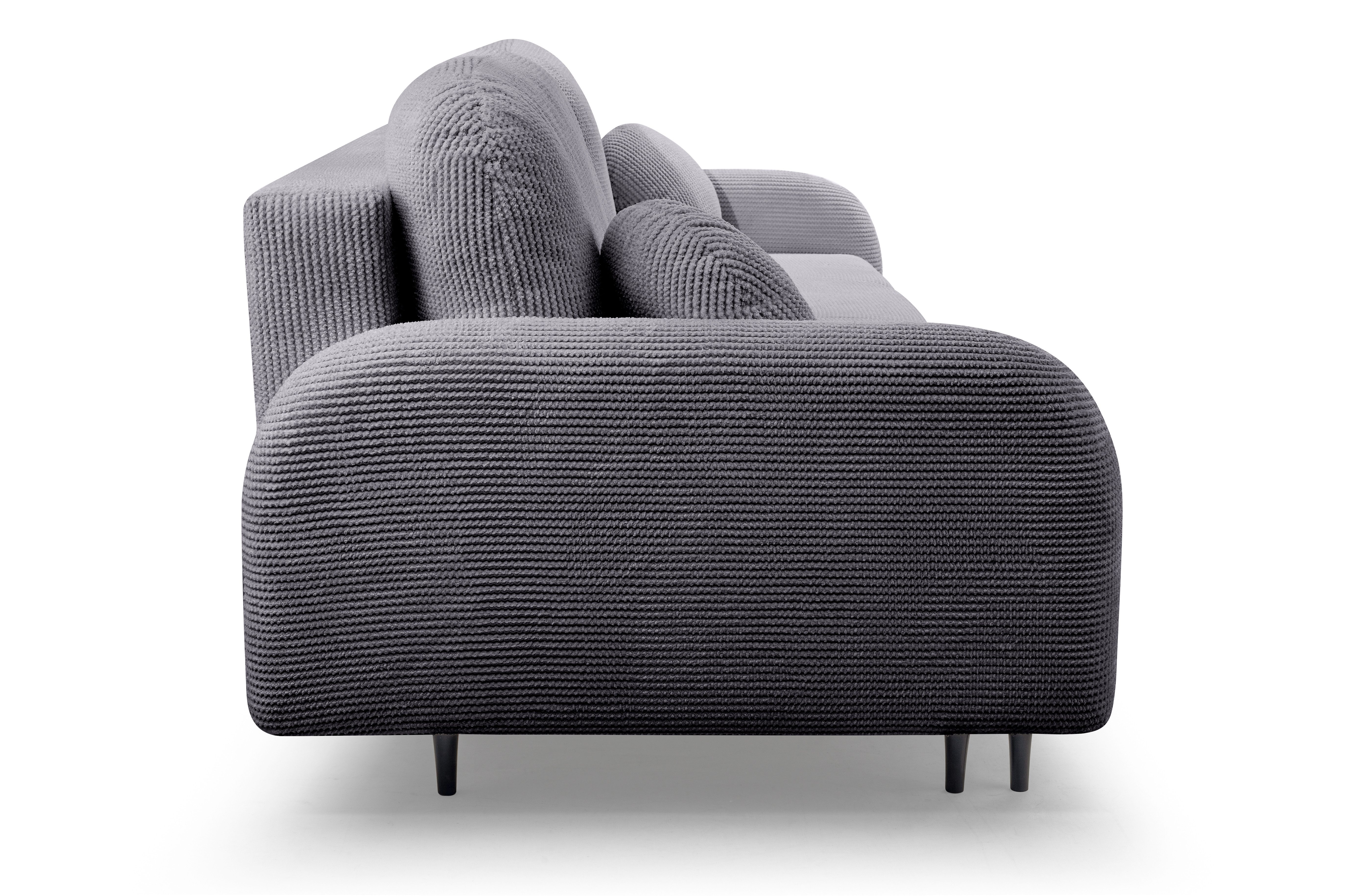 Goldstoff Sofa Beige, Blau mit Schlaffunktion - Modernes Wohnzimmer 2-Sitzer, Gemütliche Wohnzimmer Couch mit Stauraum und flexiblem Bett 1 Teile, Komfortable Couch mit Bettfunktion - Ideal für Gäste & Alltag