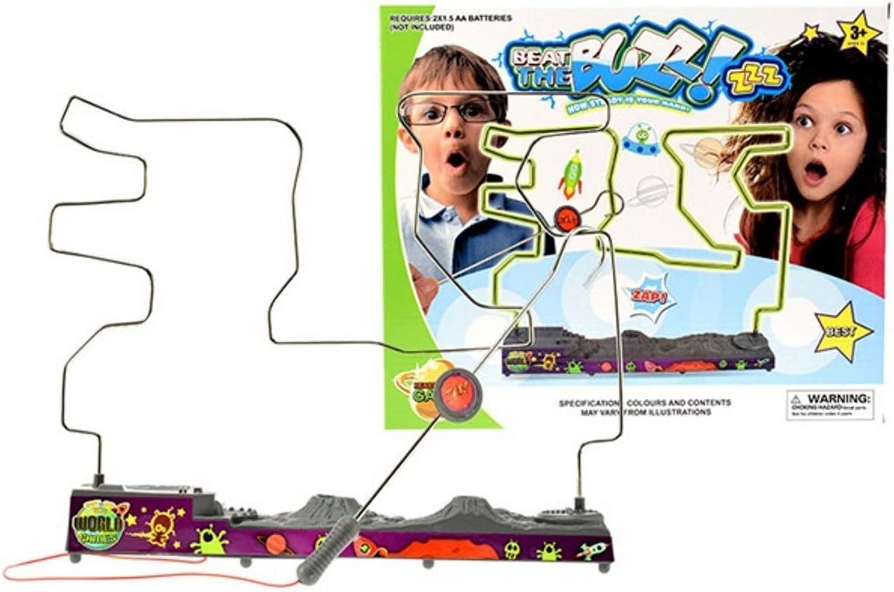 Toitoys Spiel 52060A Klassiker Heißer Draht für Kinder Geschicklichkeitsspiel, Gesellschaftsspiel für die ganze Familie