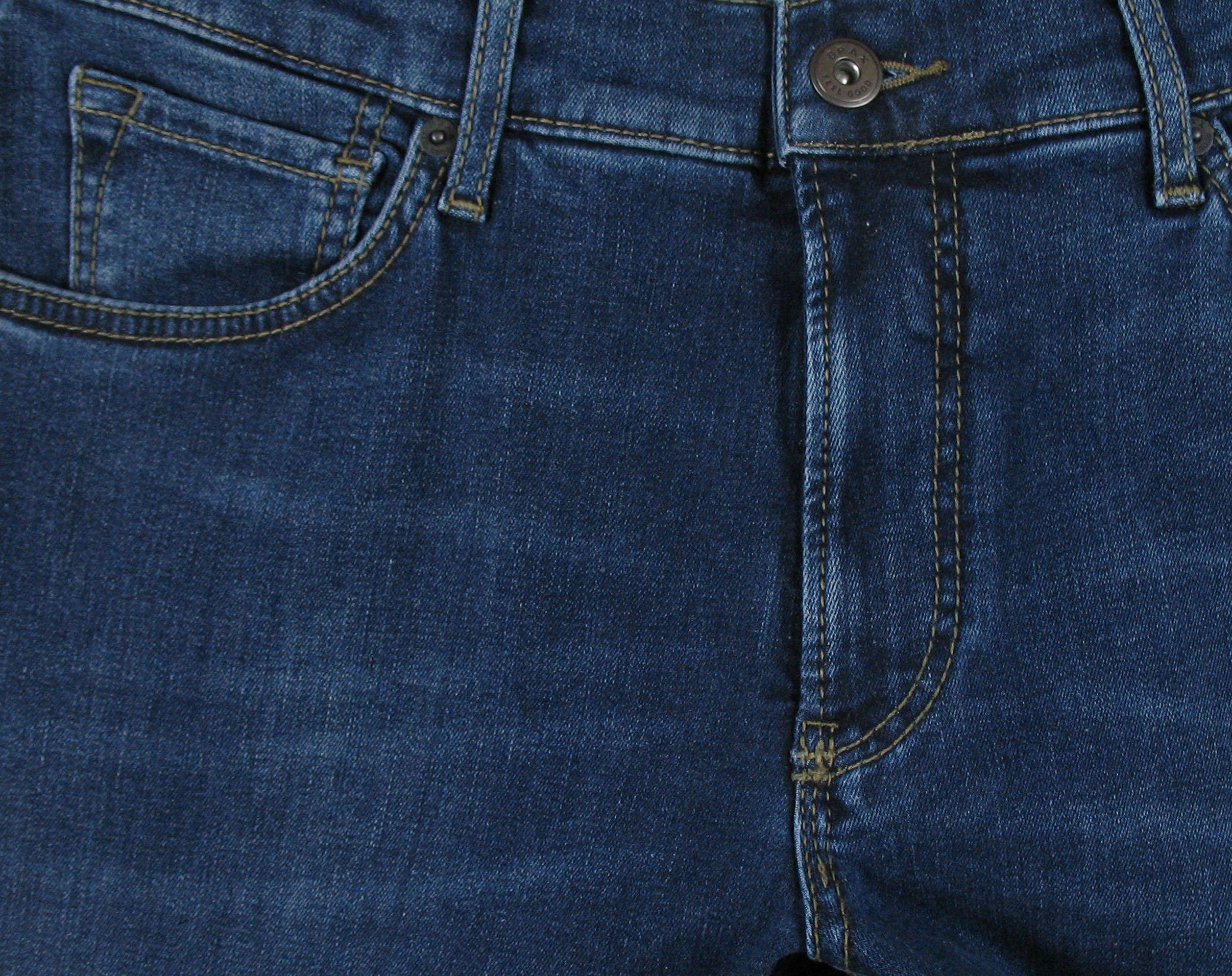 5-Pocket-Jeans Gallery Brax Flex Blue Denim Used Ocean Chuck