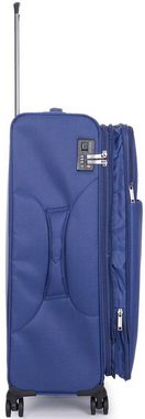 Stratic Weichgepäck-Trolley Stratic Light + L, dark blue, 4 Rollen, Reisekoffer großer Koffer Aufgabegepäck TSA-Zahlenschloss