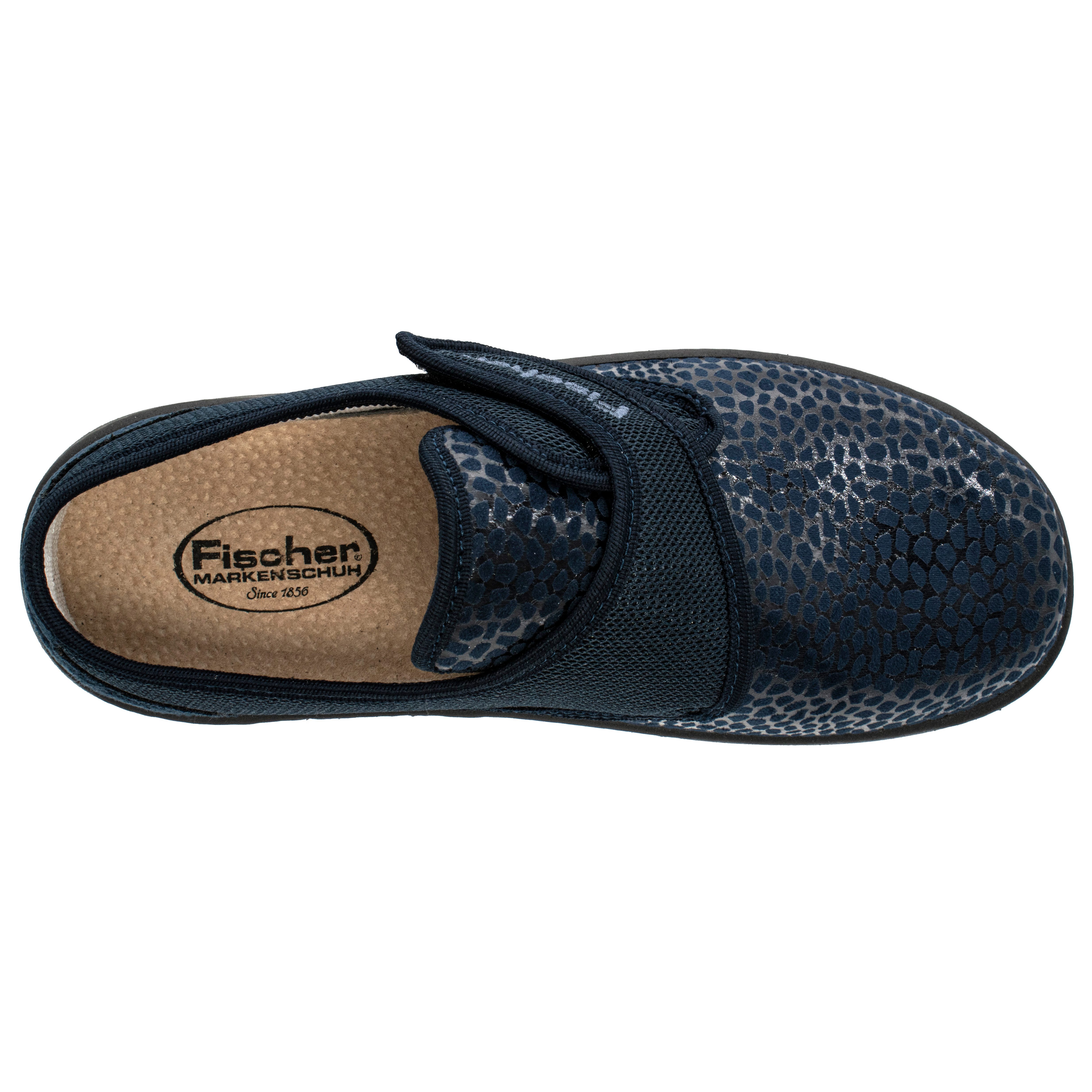 Fischer-Markenschuh Ilse Klettschuh aus Stretchmaterial, mit Textilfutter, Einlegesohle herausnehmbar