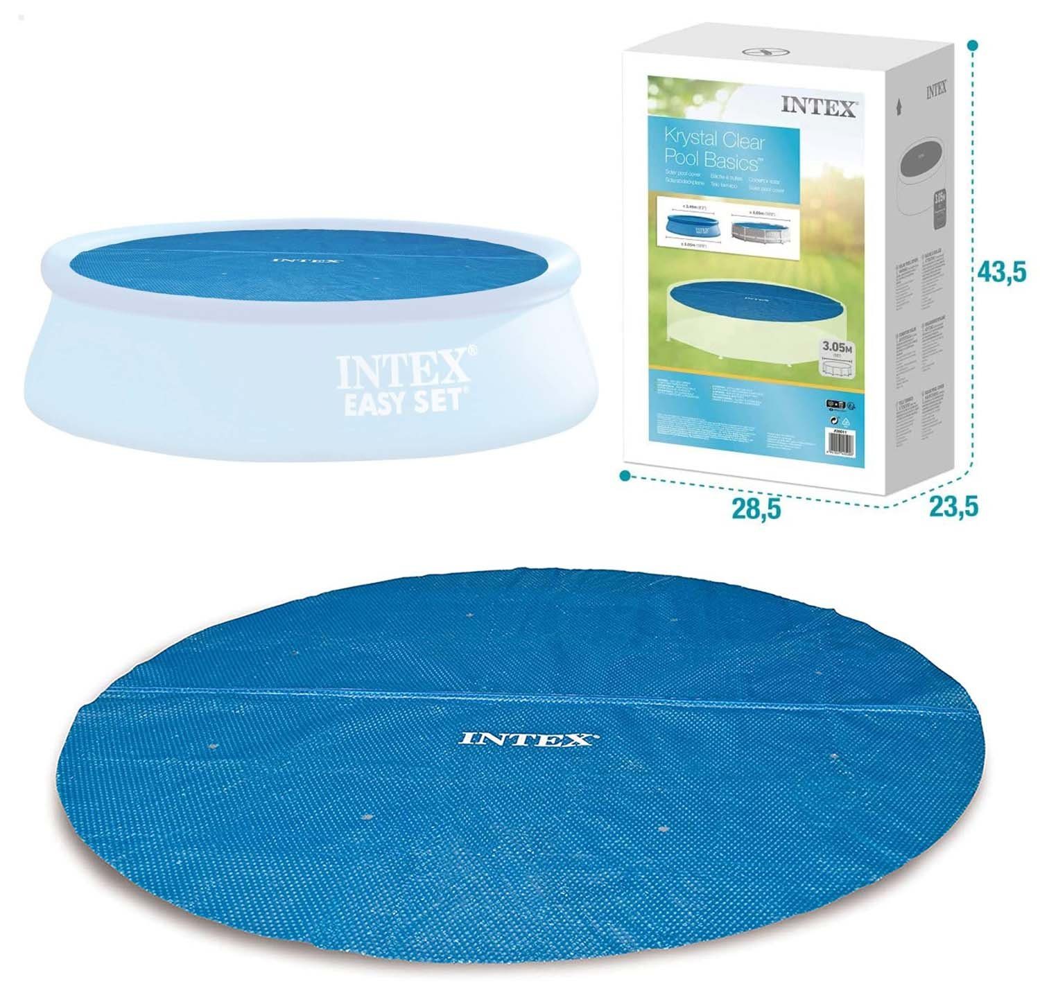 Intex Pool-Abdeckplane Intex 28011 - 3.05M SOLAR POOL COVER