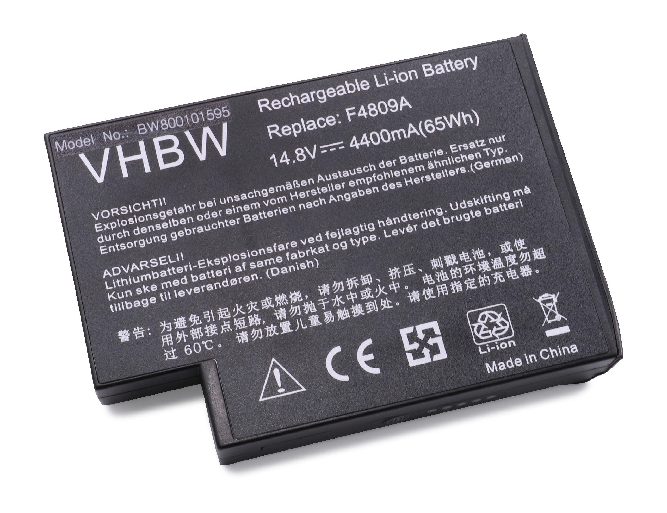 vhbw passend für HP / CompaQ Pavilion ZE5365, ZE5365US-DC968A, Laptop-Akku 4400 mAh